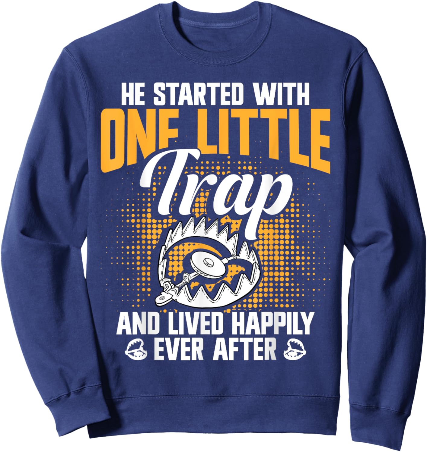 Trap Hunting Gear Trapping Tools Coyote Trapping Trapper Sweatshirt - Sweatshirt | Navy