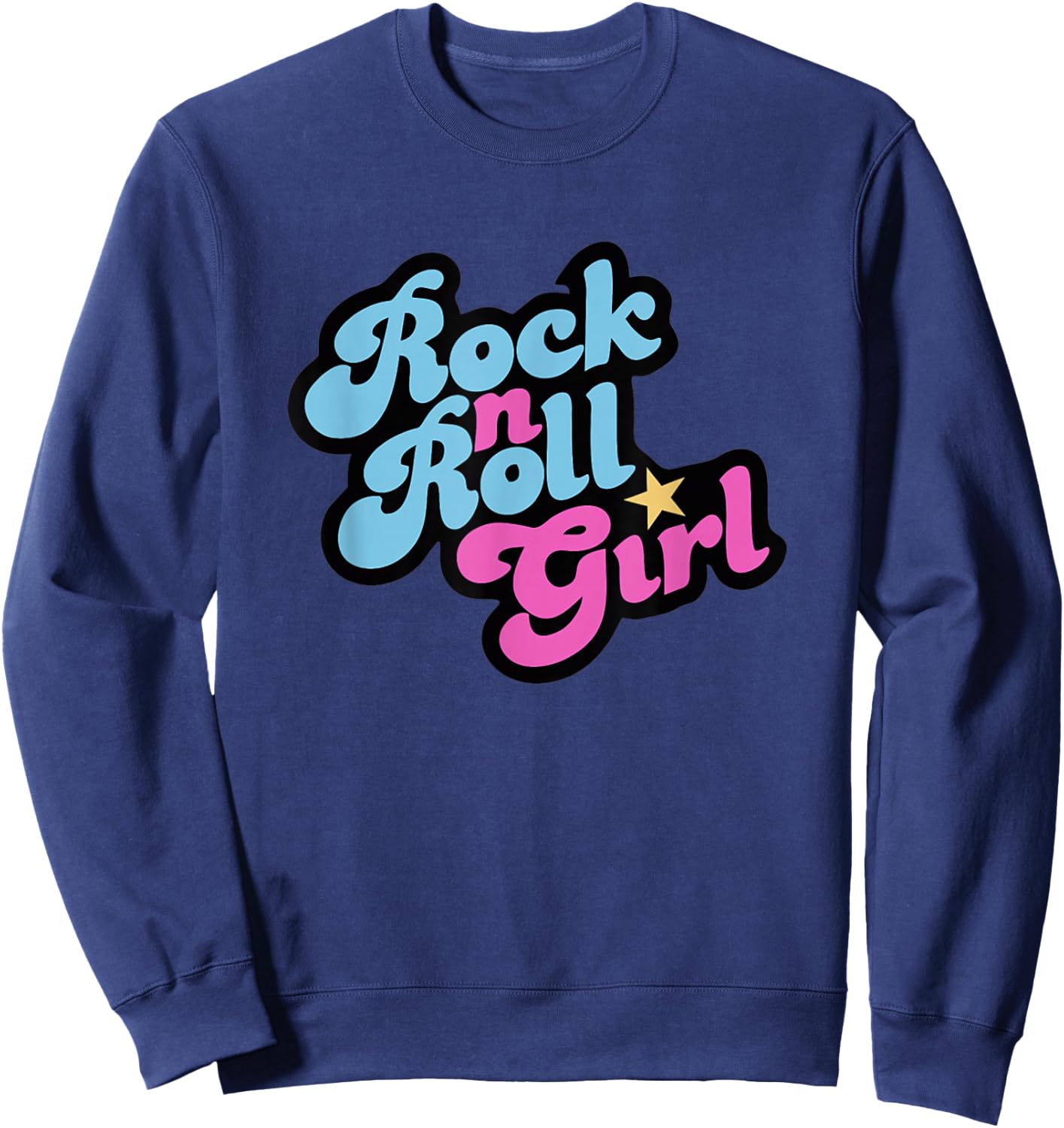 Rock n Roll Girls' , black Sweatshirt - Sweatshirt | Navy