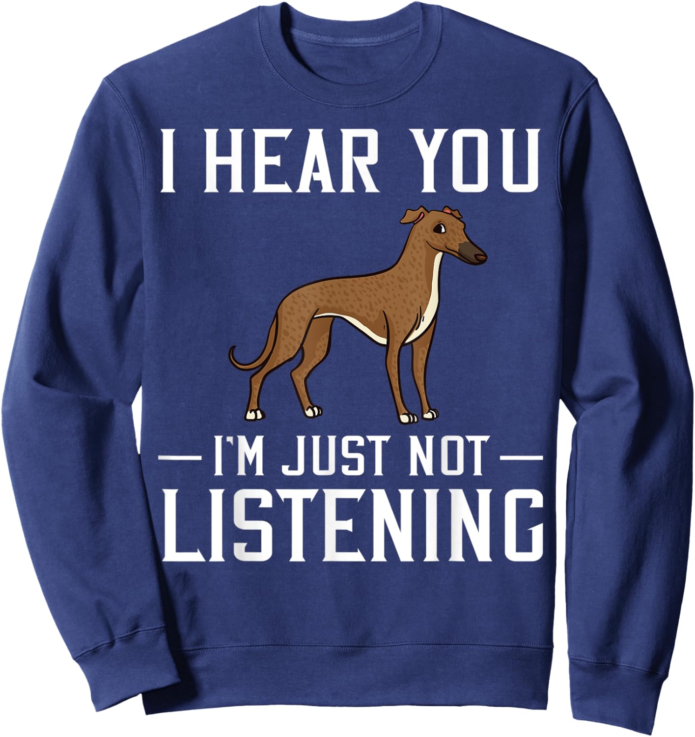 Whippet Dog Puppies Owner Lover Women Kids Sweatshirt - Sweatshirt | Navy