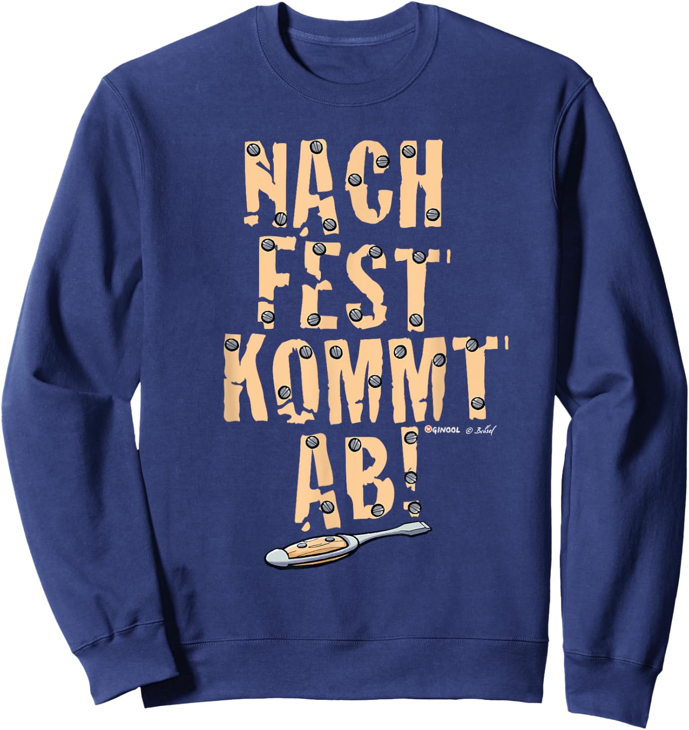 WERNER is ready to go, black Sweatshirt - Sweatshirt | Navy