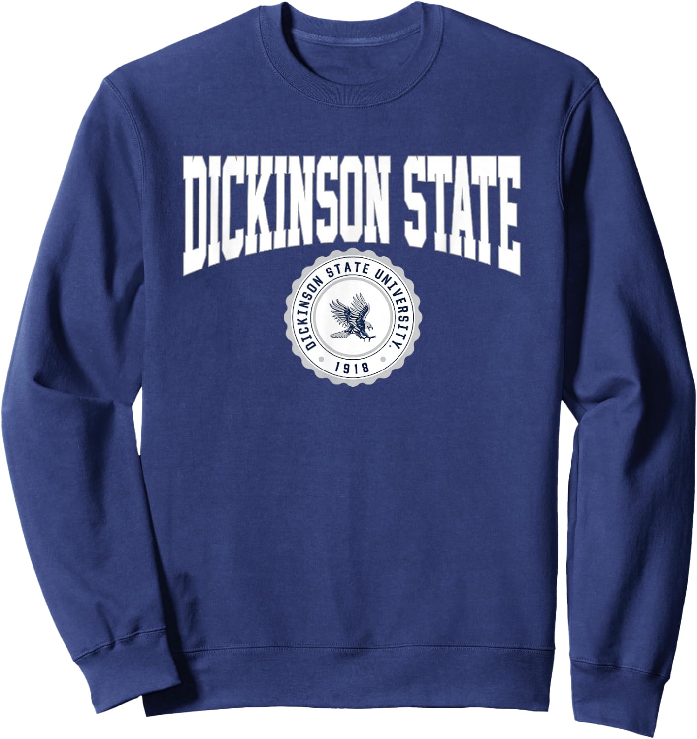 Dickinson State University Blue Hawks Collegiate Seal Sweatshirt - Sweatshirt | Navy