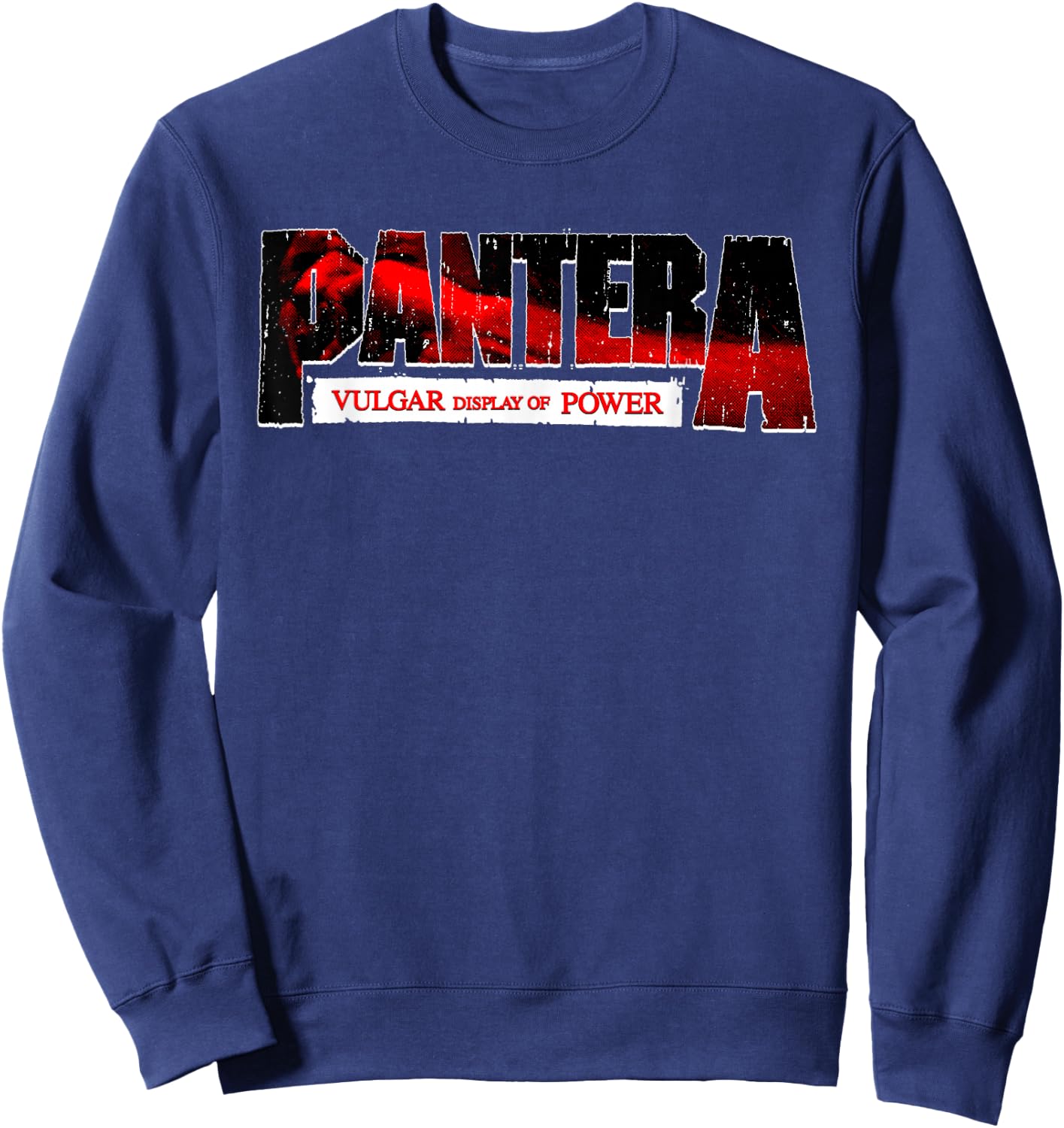 Pantera Offizielles Vulgar-Display von Power-Logo, Rot Sweatshirt - Sweatshirt | Navy