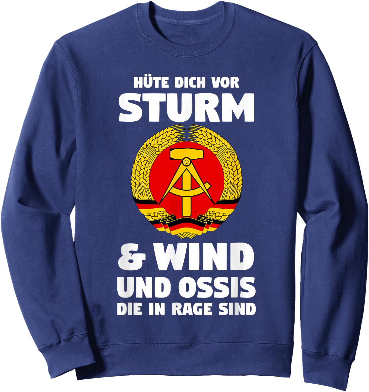 East Germany DDR , black Sweatshirt - Sweatshirt | Navy