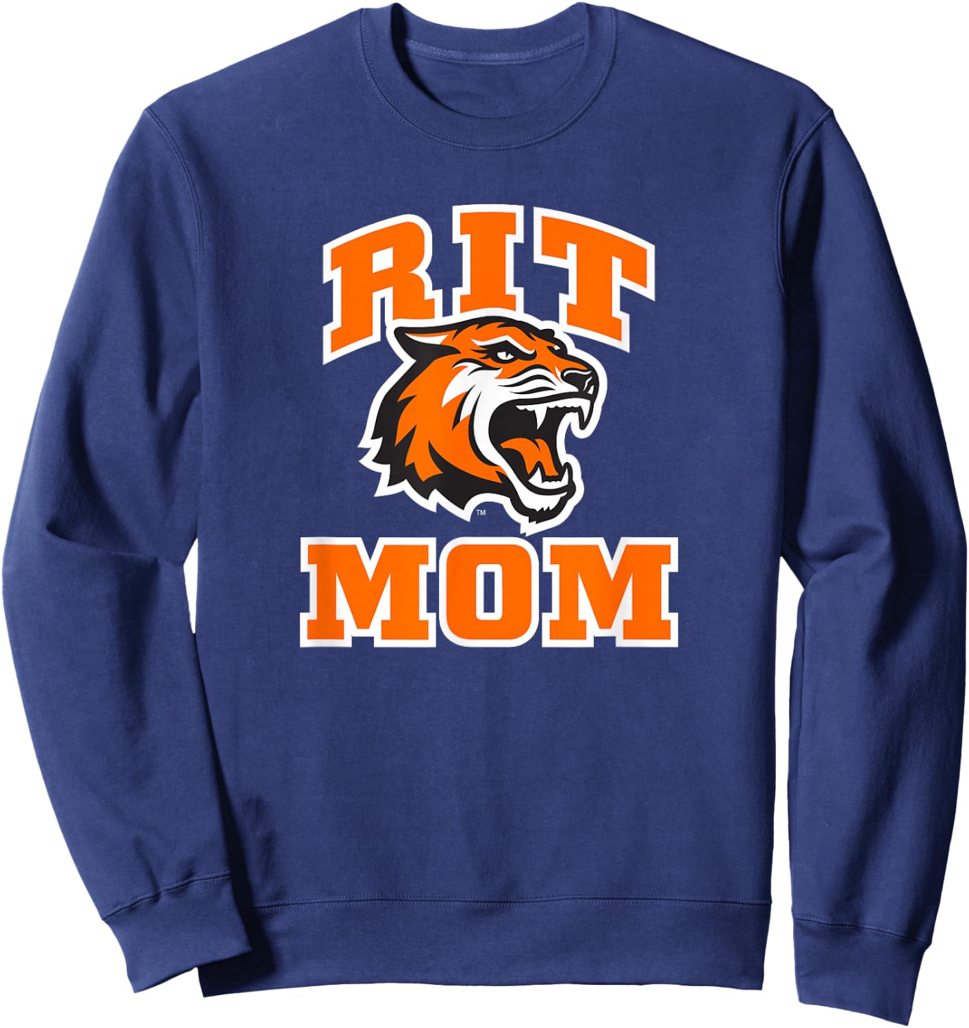 Rochester Institute of Technology Mom Tiger Parent Sweatshirt - Sweatshirt | Navy