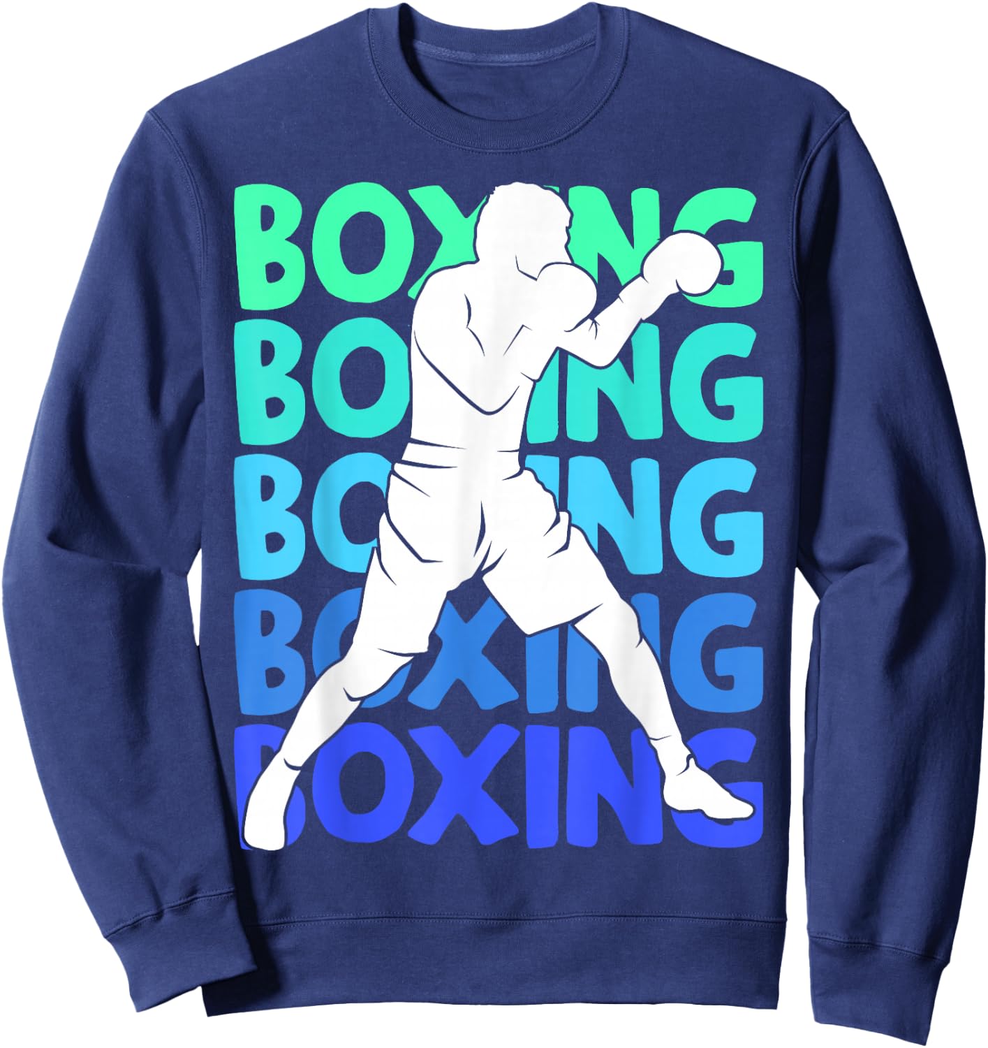 Boxing Boxer Boys Men Kids Sweatshirt - Sweatshirt | Navy