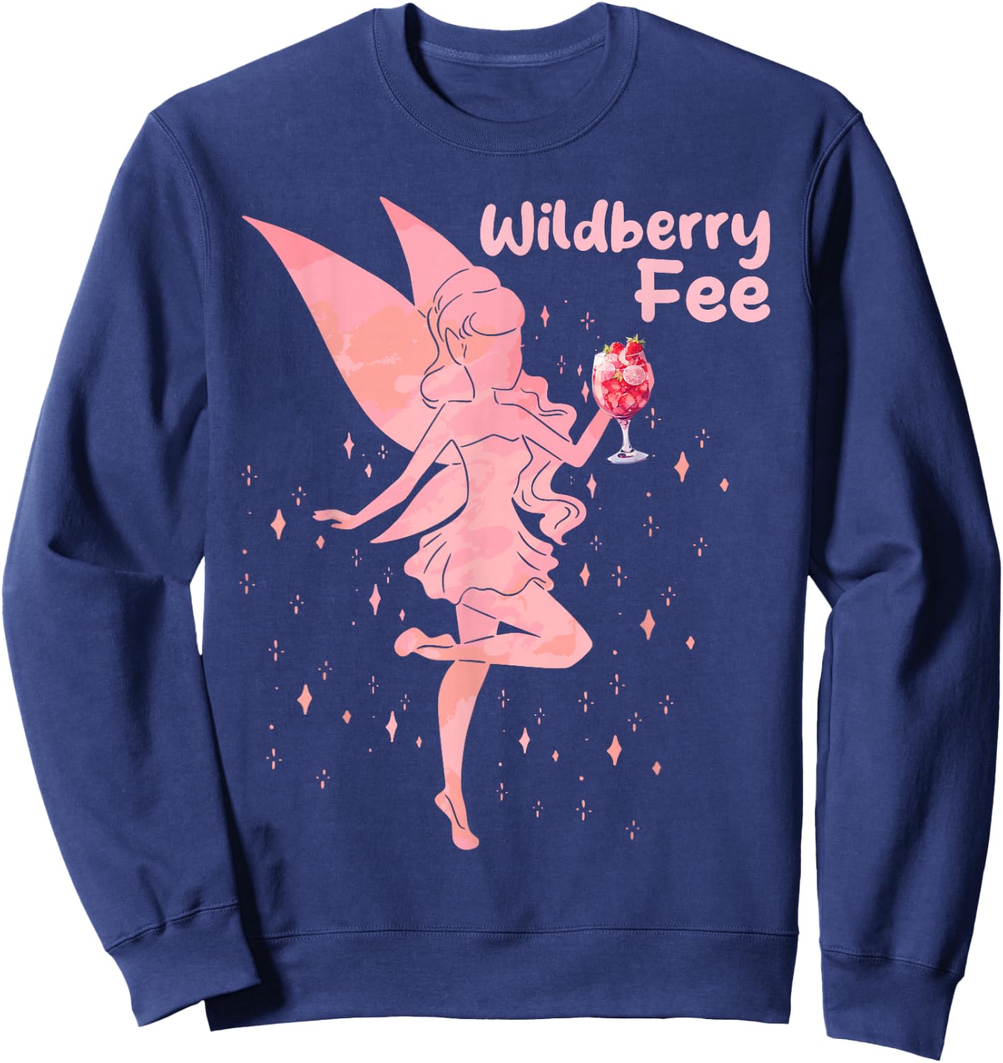 Wildberry Fairy Saufen Lillet , black Sweatshirt - Sweatshirt | Navy