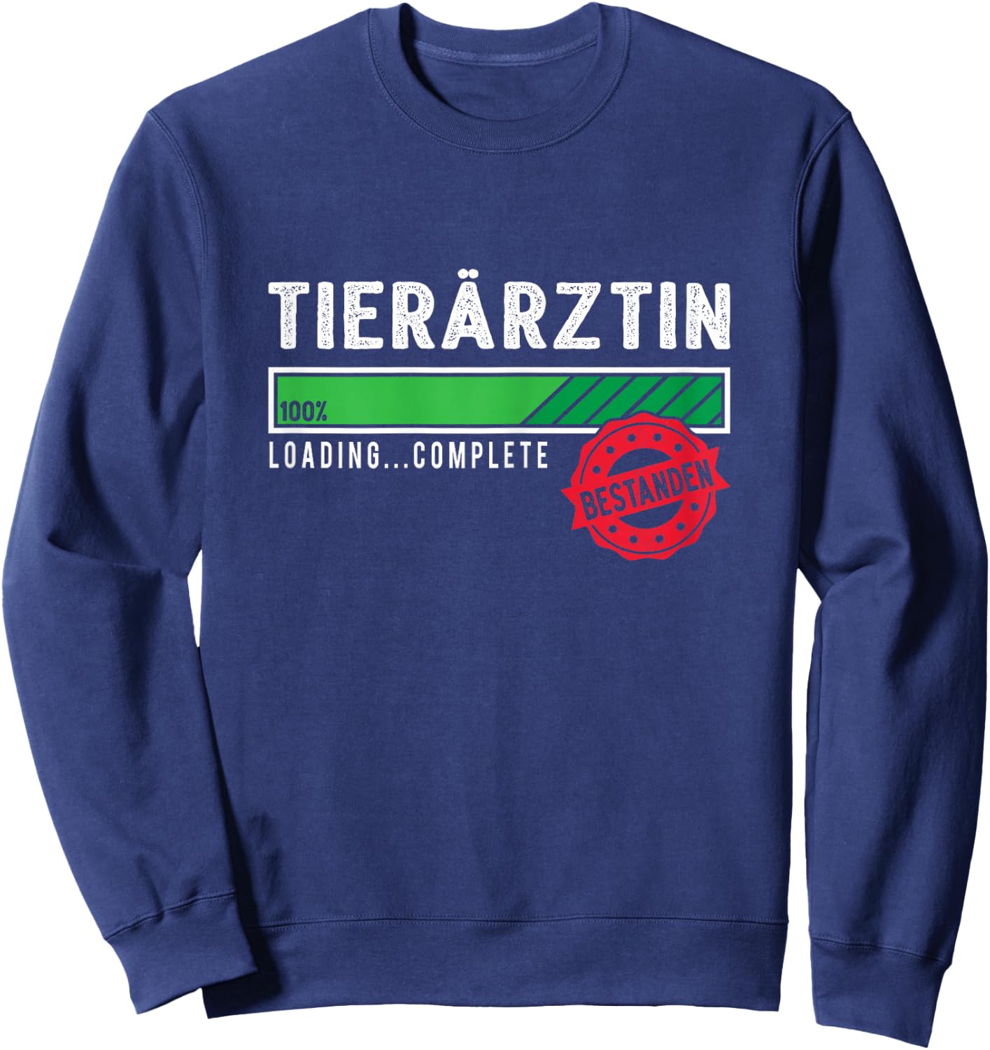 Tierärztin Ausbildung Prüfung Bestanden Sweatshirt - Sweatshirt | Navy