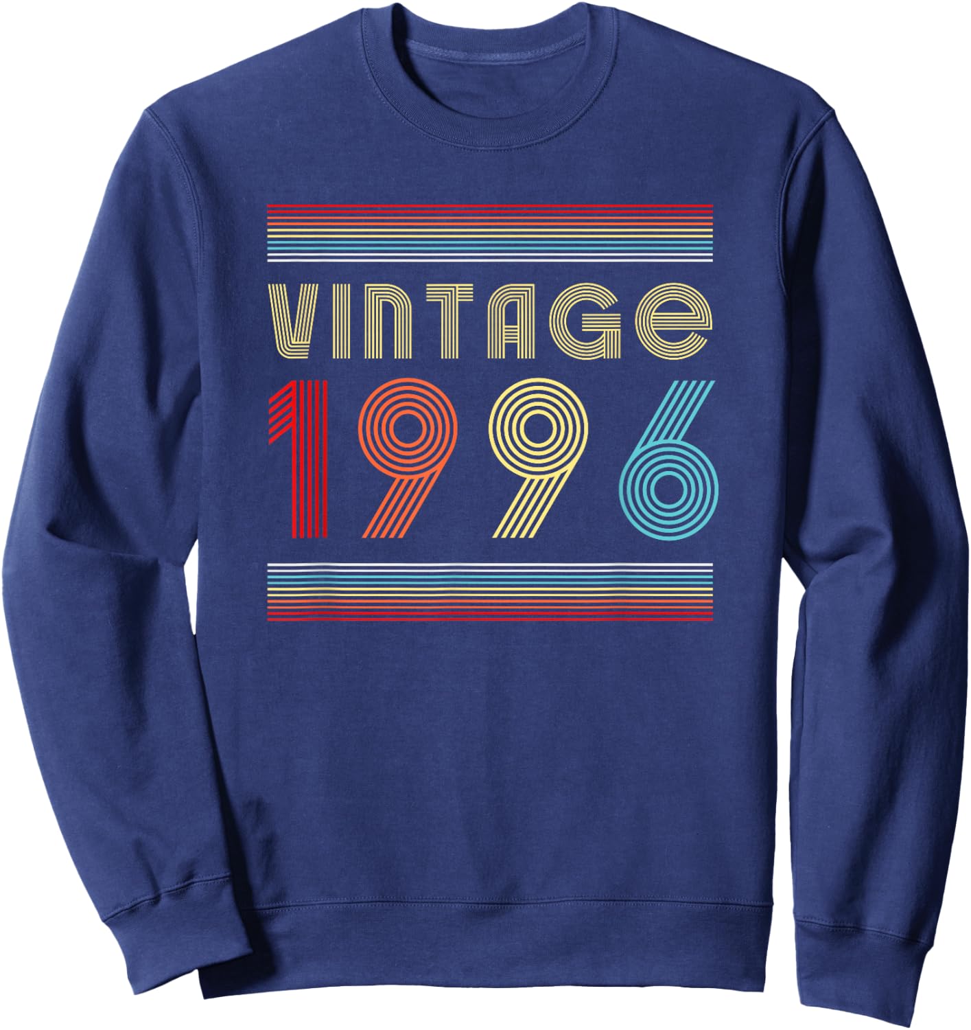 Vintage 1996 Men Limited Edition BDay 1996 Birthday Sweatshirt - Sweatshirt | Navy