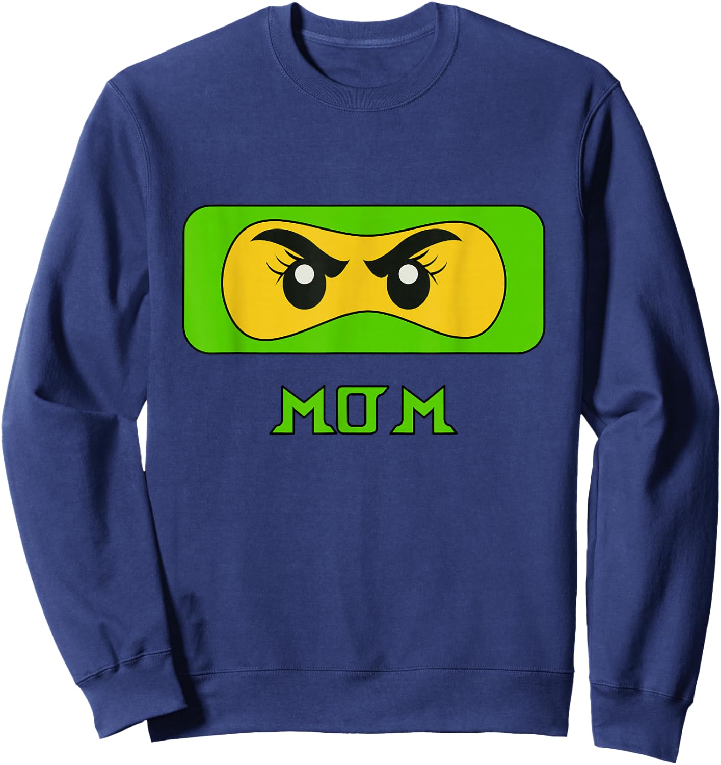 Mama Ninja Face Family Sweatshirt - Sweatshirt | Navy