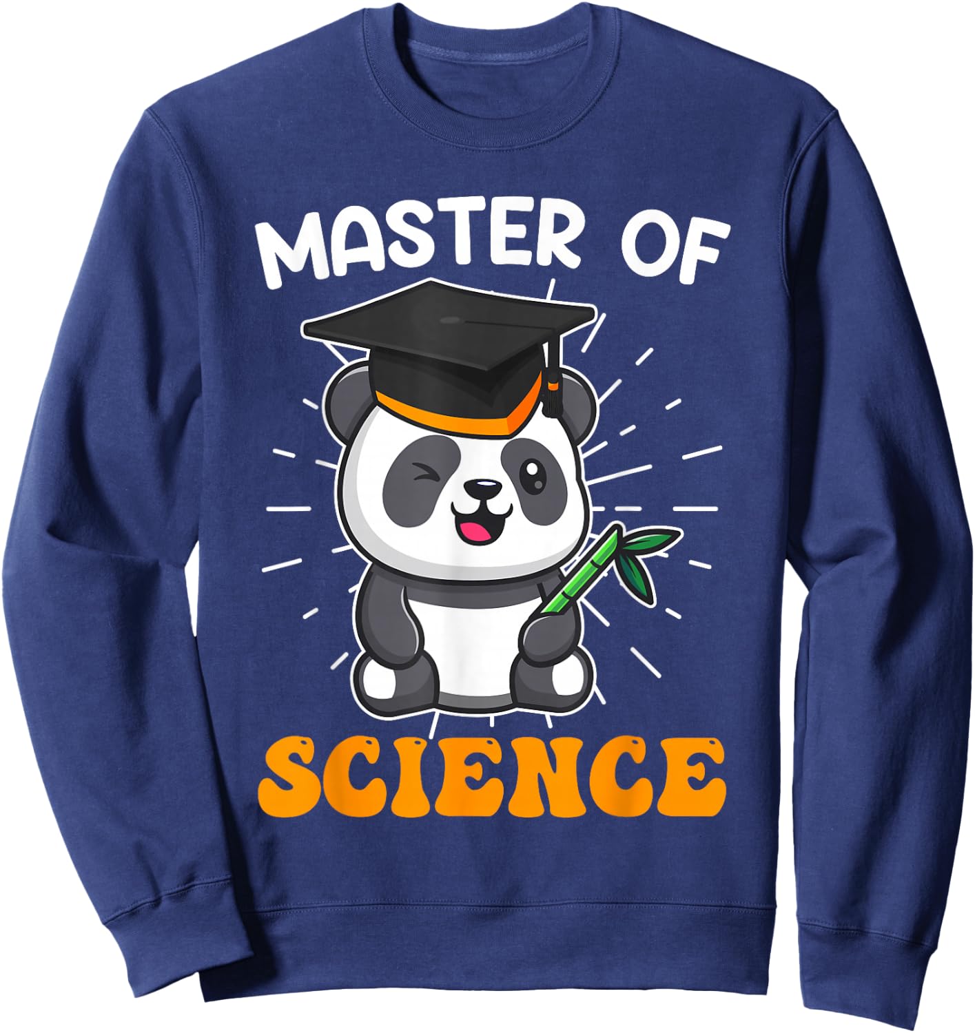 Master of Science 2023 , black Sweatshirt - Sweatshirt | Navy