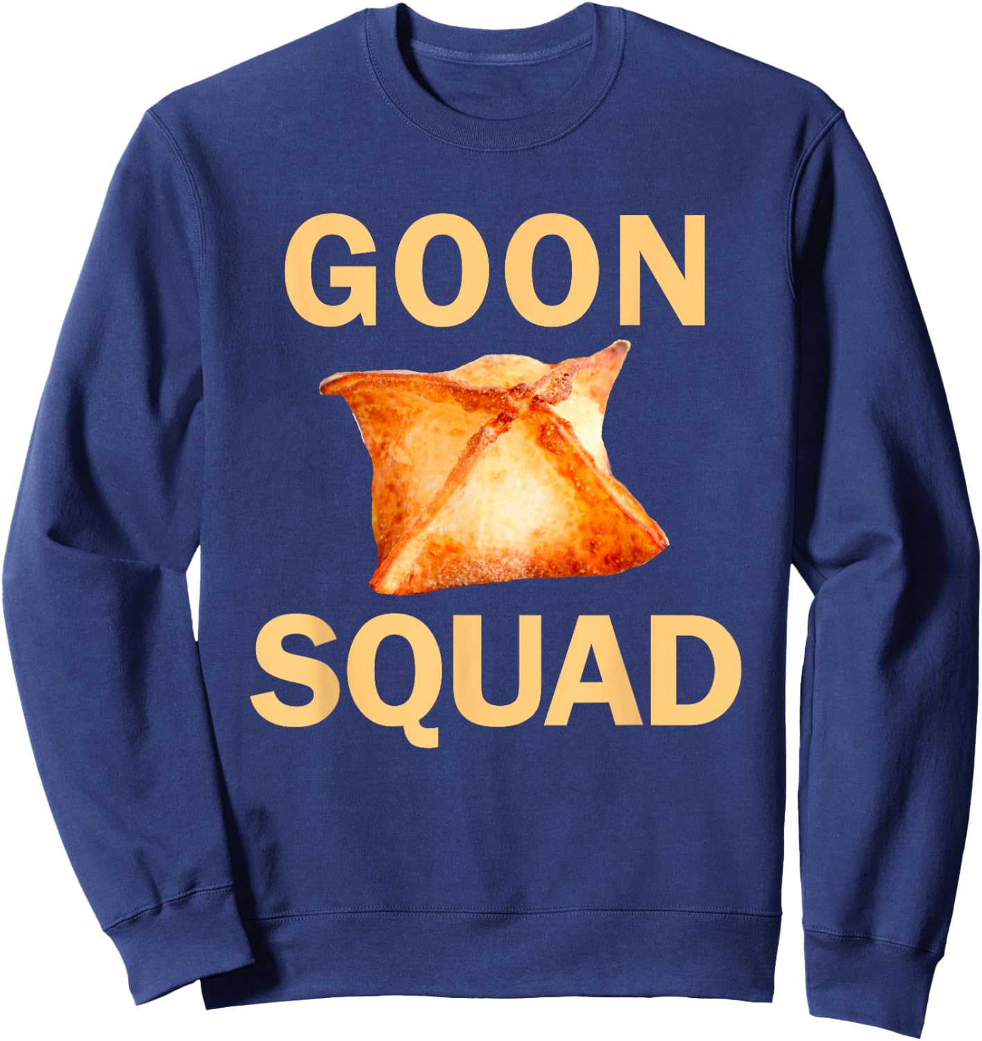 Goon Squad Crab Rangoon Slut Crab Rangoon Lovers Funny Sweatshirt - Sweatshirt | Navy