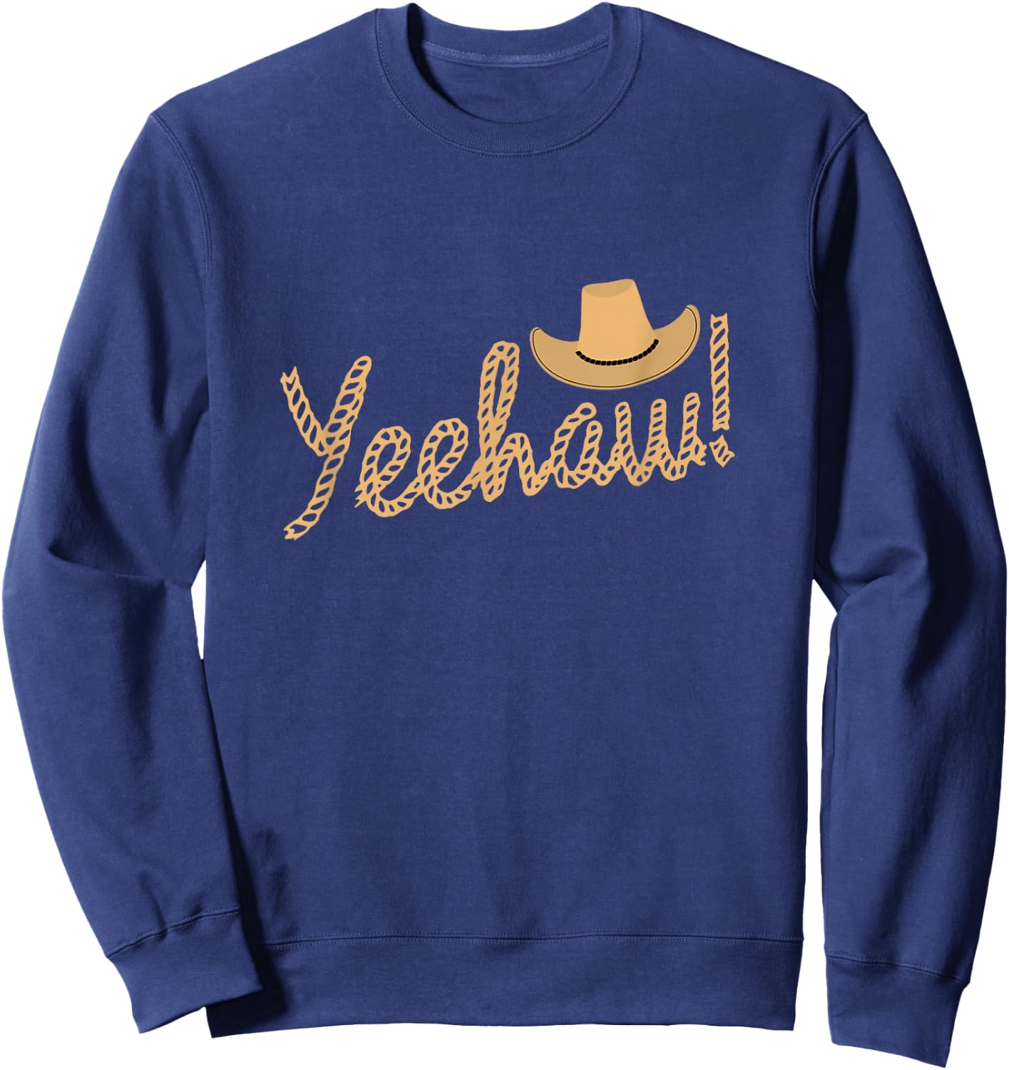Yeehaw Cowboy Sweatshirt - Sweatshirt | Navy