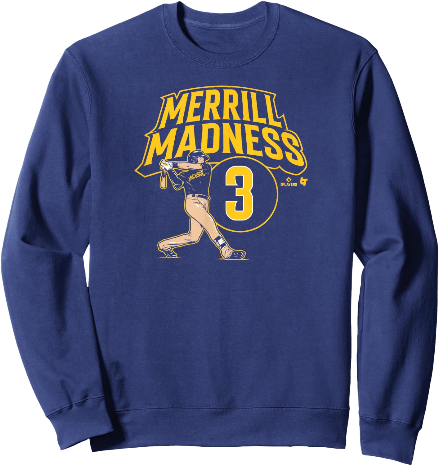Jackson Merrill - Merrill Madness - San Diego Baseball Sweatshirt - Sweatshirt | Navy