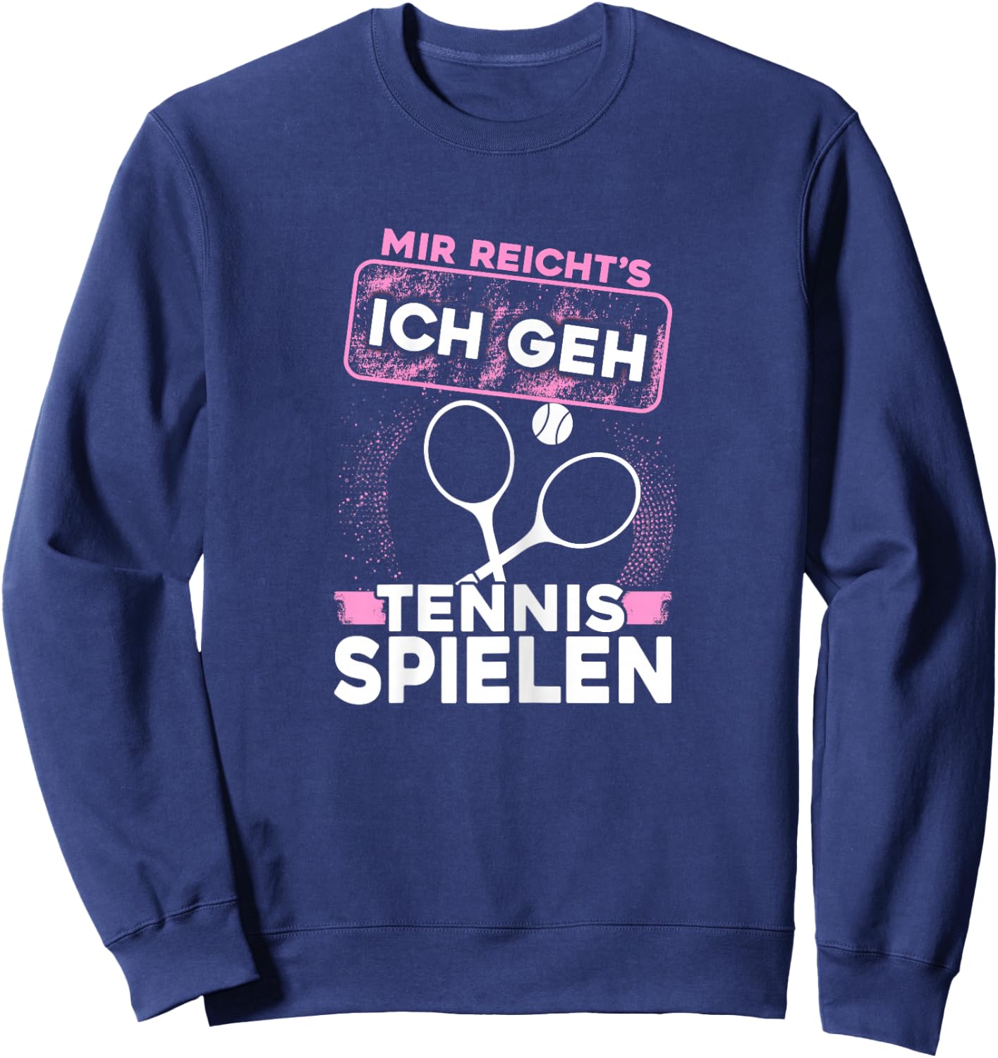 Women's Tennis Racket Tennis Ball Women Tennis Girls , black Sweatshirt - Sweatshirt | Navy