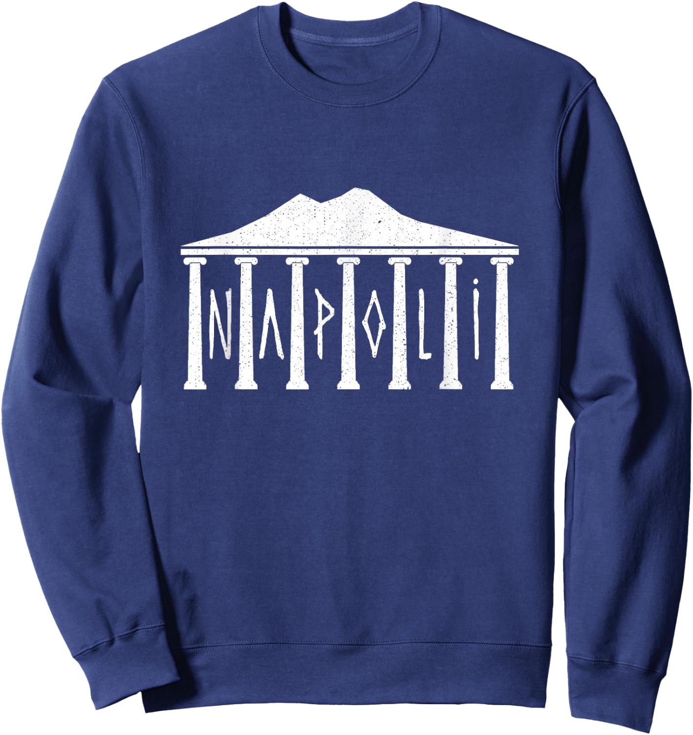 Ruins Of Pompeii Roman Architecture Napoli Italia Souvenir Sweatshirt - Sweatshirt | Navy