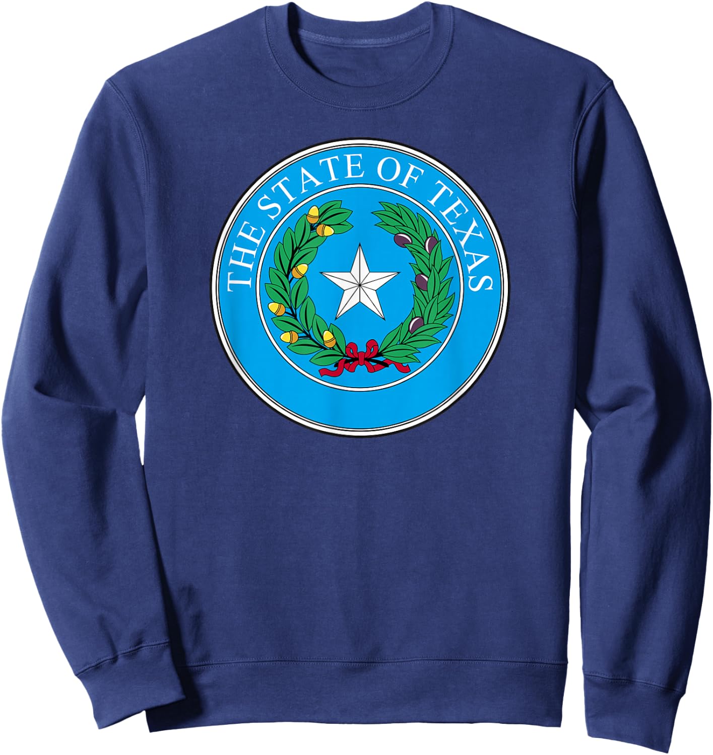 Texas State Seal Flag Sweatshirt - Sweatshirt | Navy