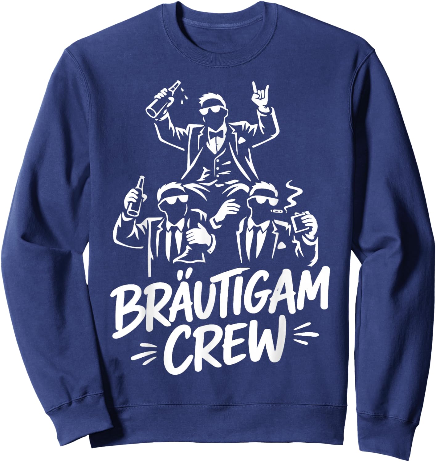 JGA Männer Junggesellenabschied Poltern Herren JGA Sweatshirt - Sweatshirt | Navy