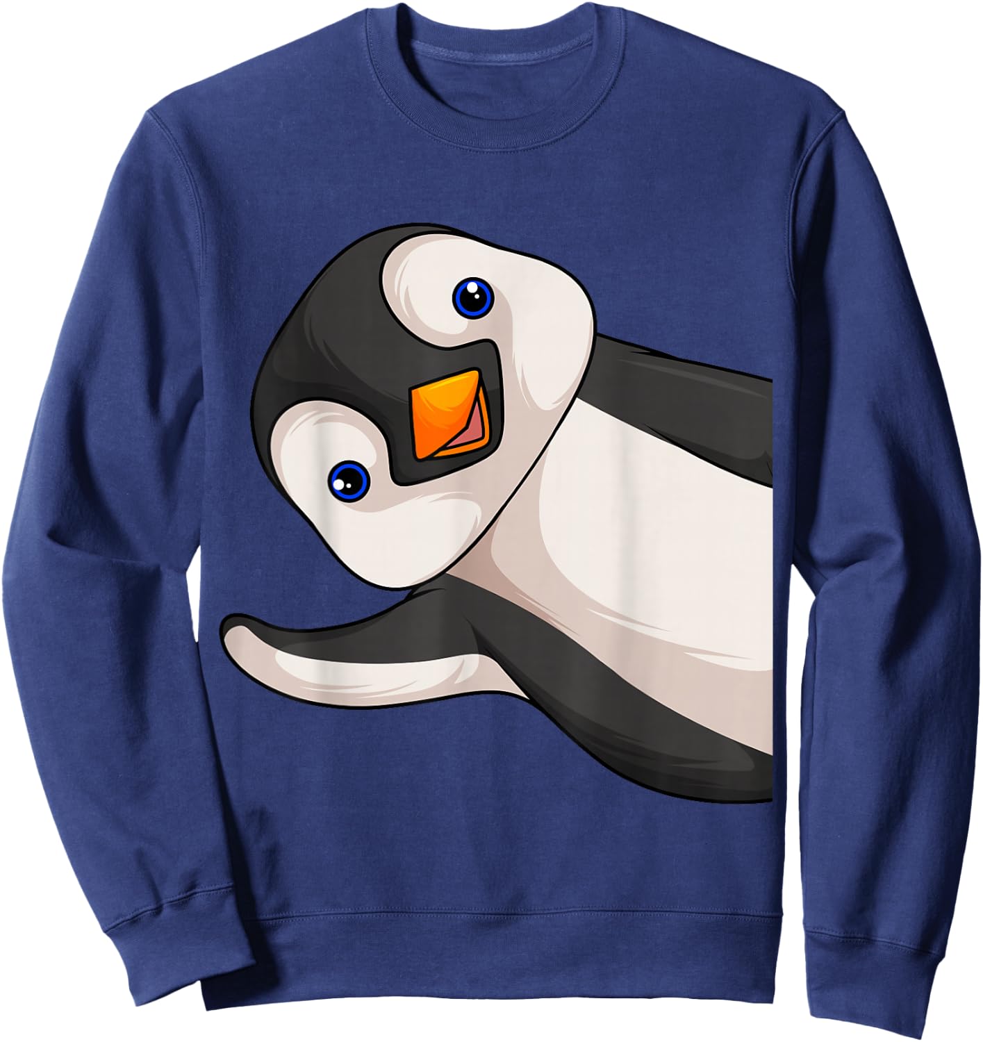 Penguin Penguin Girls Boys Kids Women's Sweatshirt - Sweatshirt | Navy