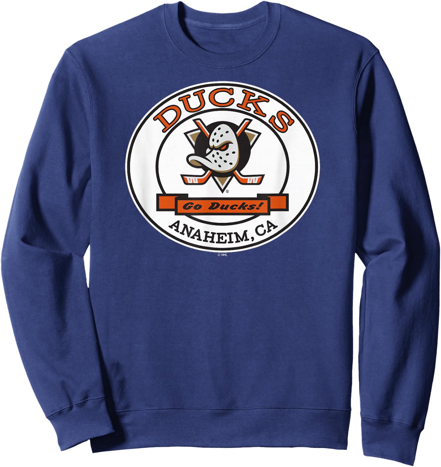 Anaheim Ducks Go Officially Licensed Sweatshirt - Sweatshirt | Navy