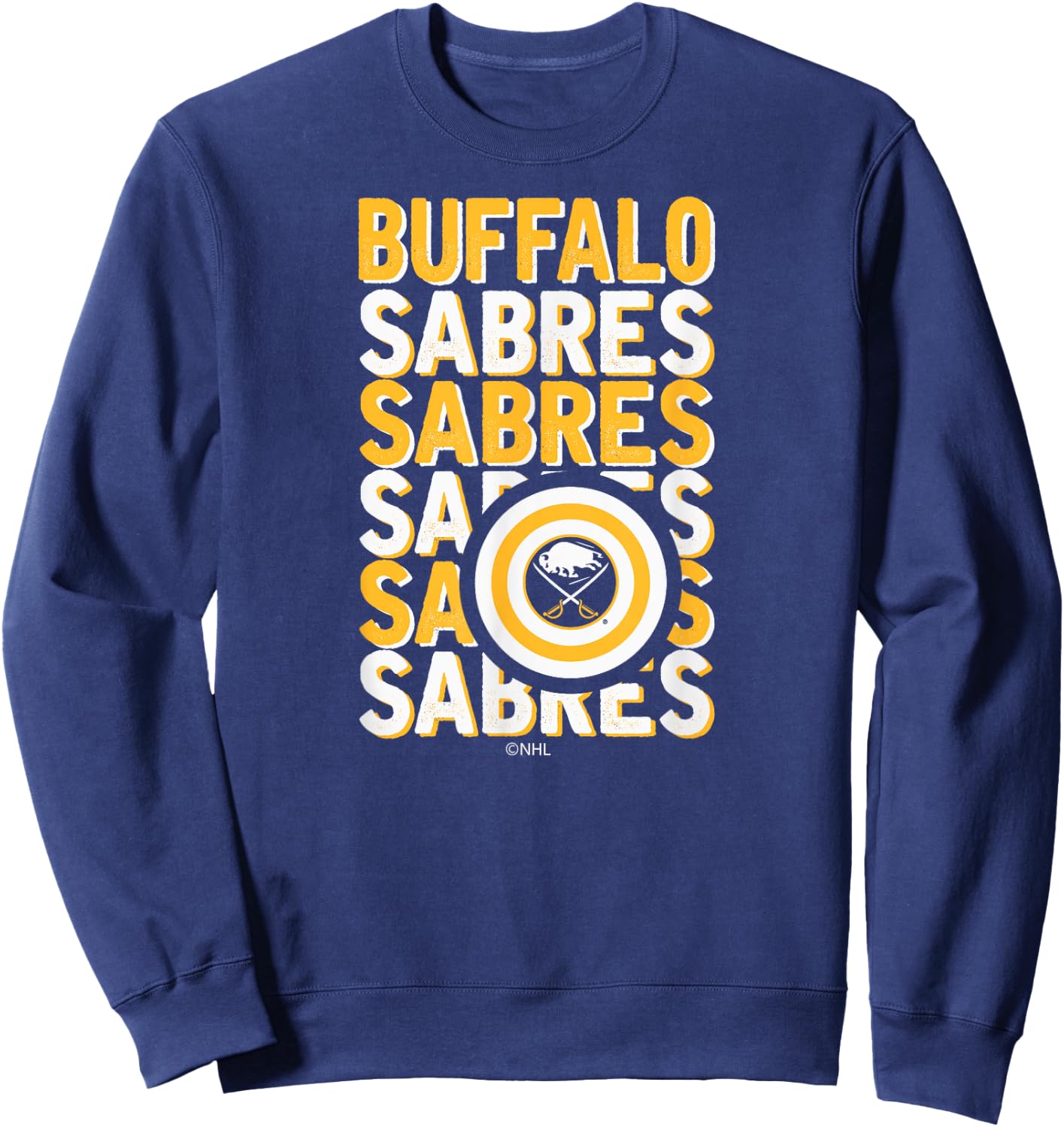 Buffalo Sabres Repeat Royal Officially Licensed Sweatshirt - Sweatshirt | Navy