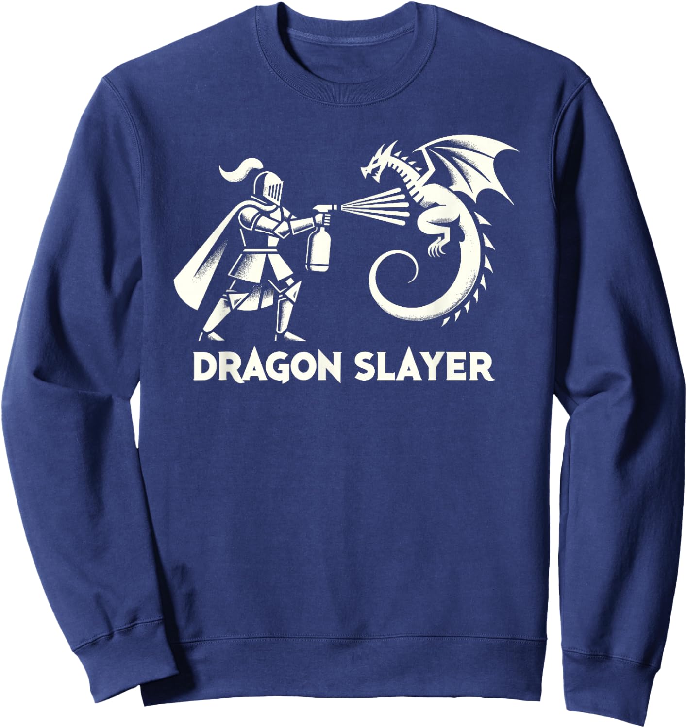 Dragon Slayer Knight Ren Faire LARP, Renaissance Festival Sweatshirt - Sweatshirt | Navy