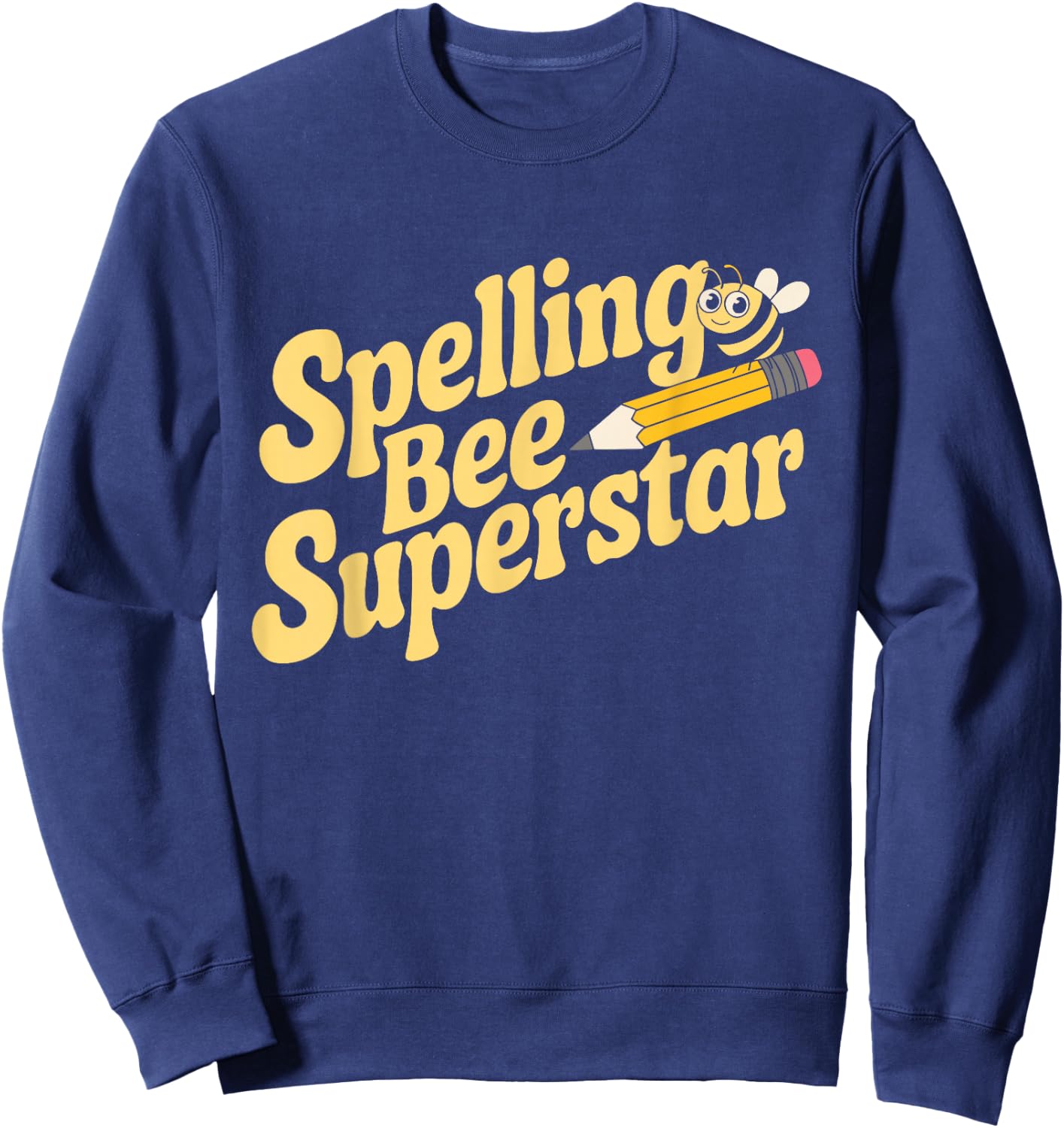 Spelling Bee Humour Spelling Champion Word Nerd Spelling Sweatshirt - Sweatshirt | Navy