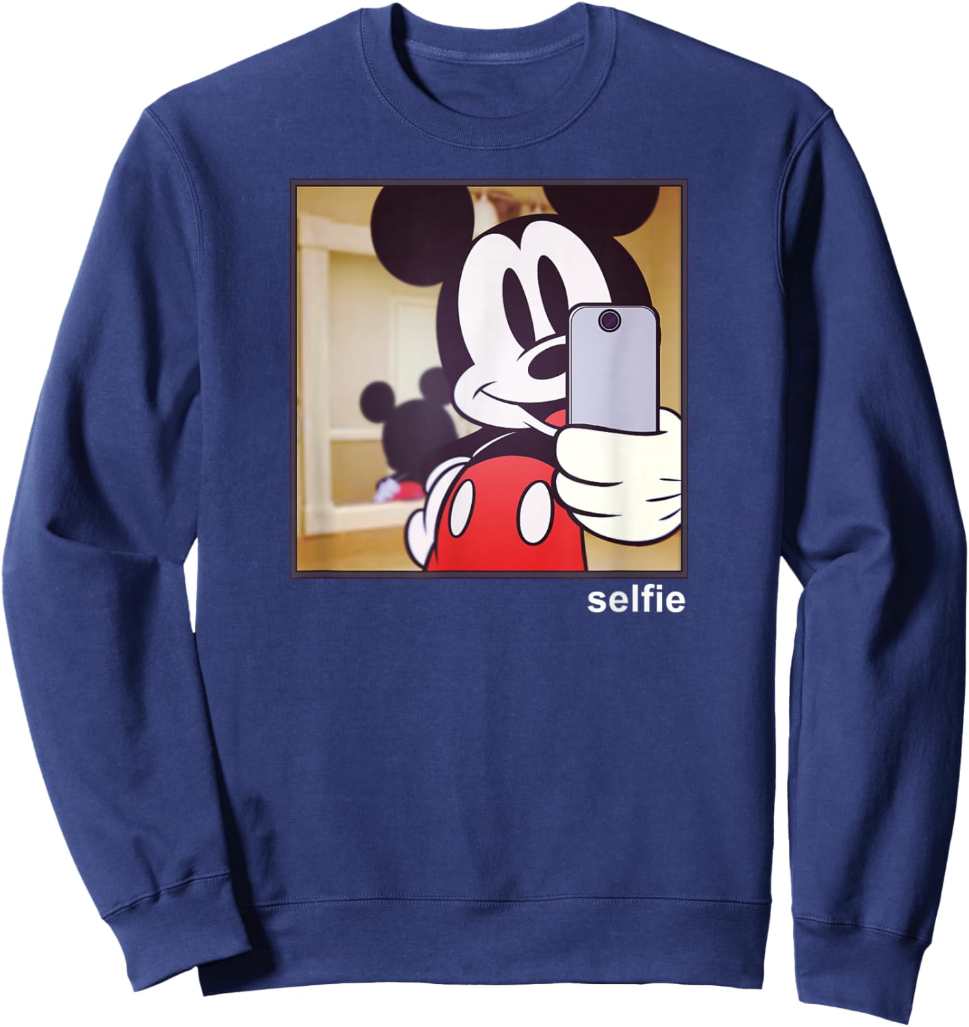 Disney - Mickey Mouse Selfie Sweatshirt - Sweatshirt | Navy