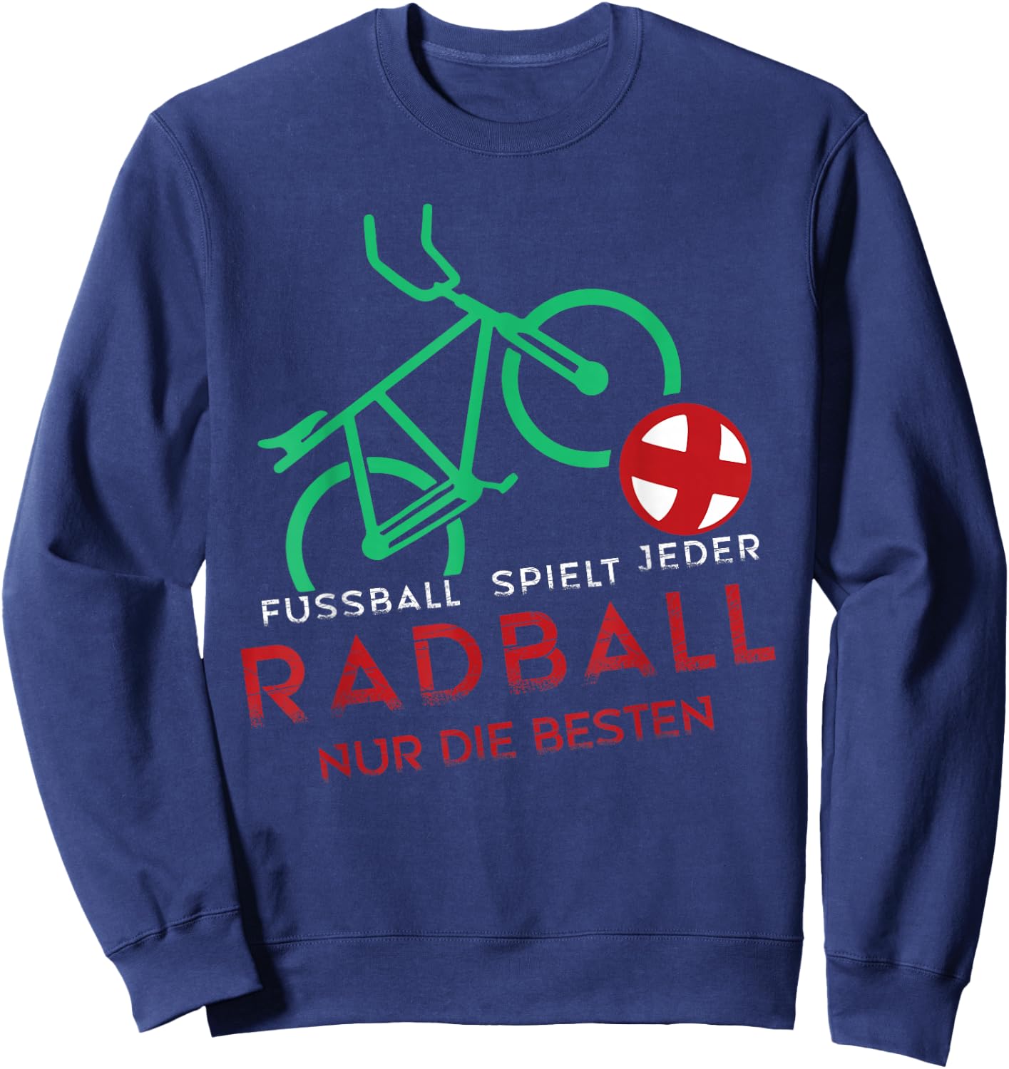 Radball Radballspieler Radballrad Radball Torwart Sweatshirt - Sweatshirt | Navy