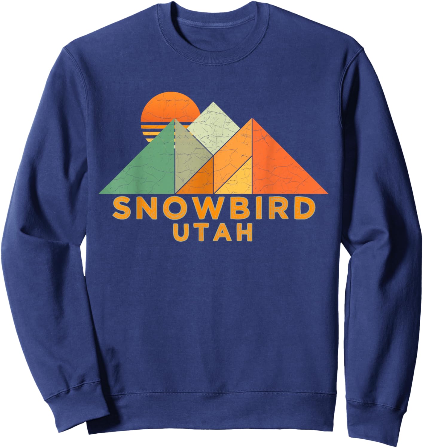Retro Vintage Snowbird Sweatshirt - Sweatshirt | Navy