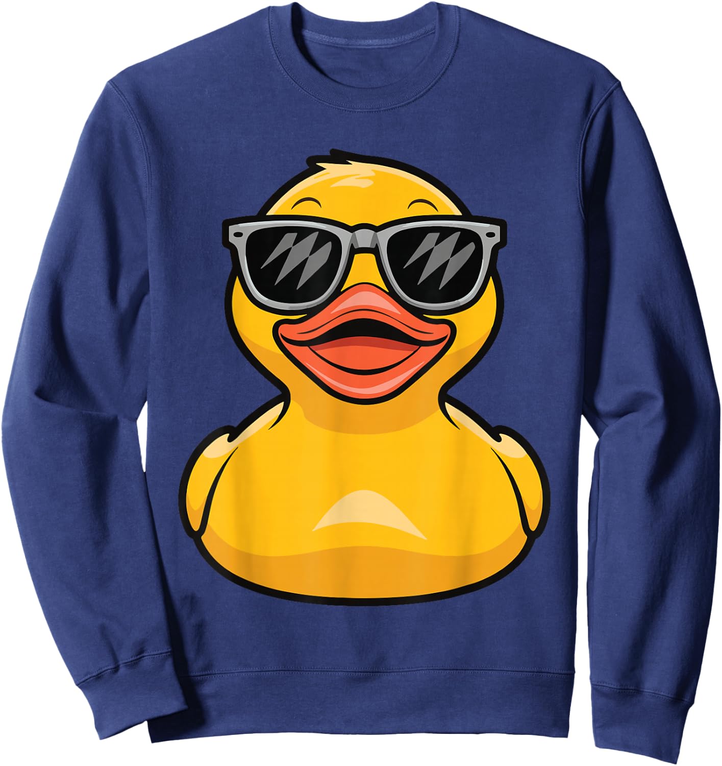Rubber Duck With Sunglasses Sweatshirt - Sweatshirt | Navy