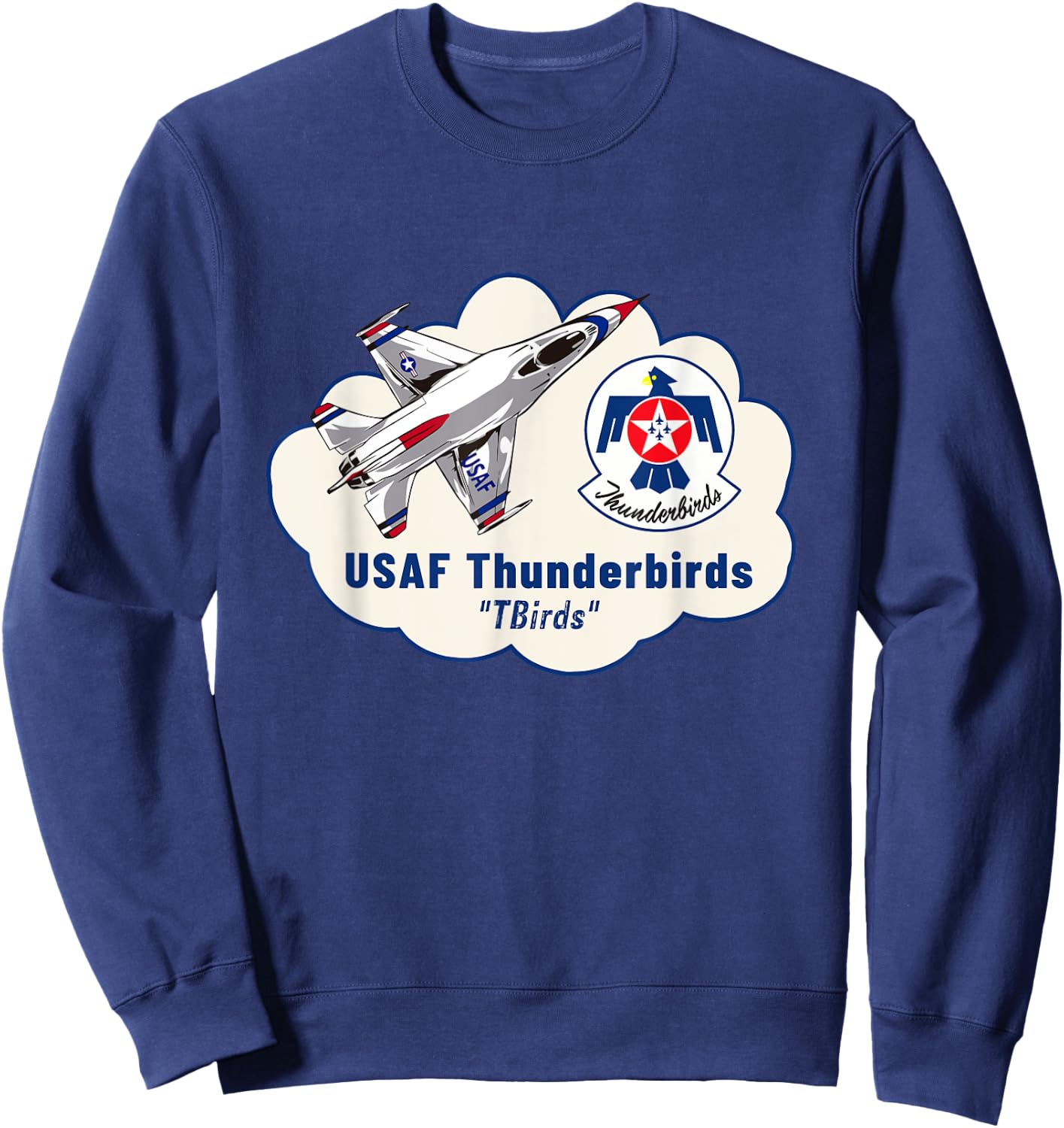 USAF Thunderbirds Air Force 57th Wing Gift Sweatshirt - Sweatshirt | Navy