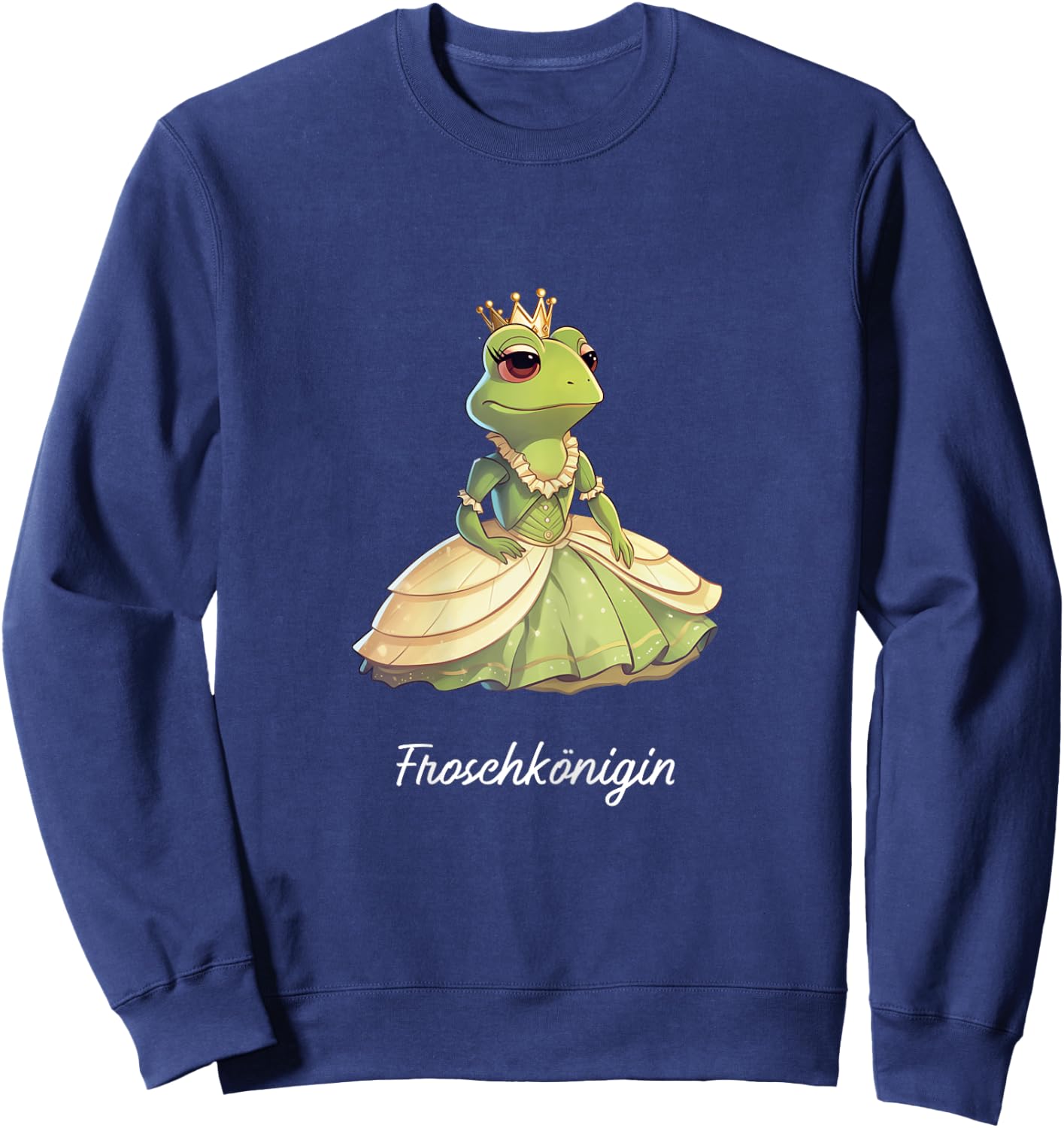 Frog Queen of the Frogs Girls' Carnival , black Sweatshirt - Sweatshirt | Navy