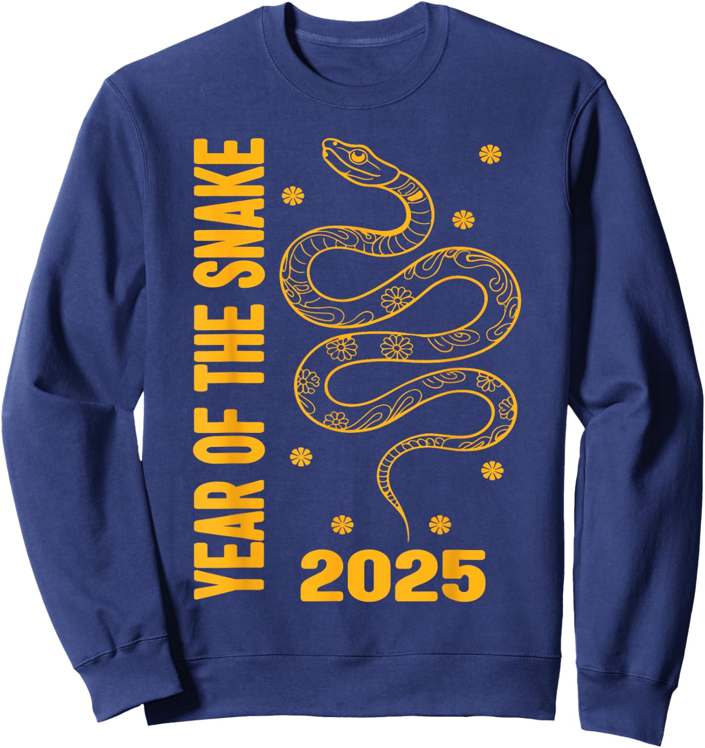 Chinese New Year Clothing Red Snake Year of The Snake 2025 Sweatshirt - Sweatshirt | Navy