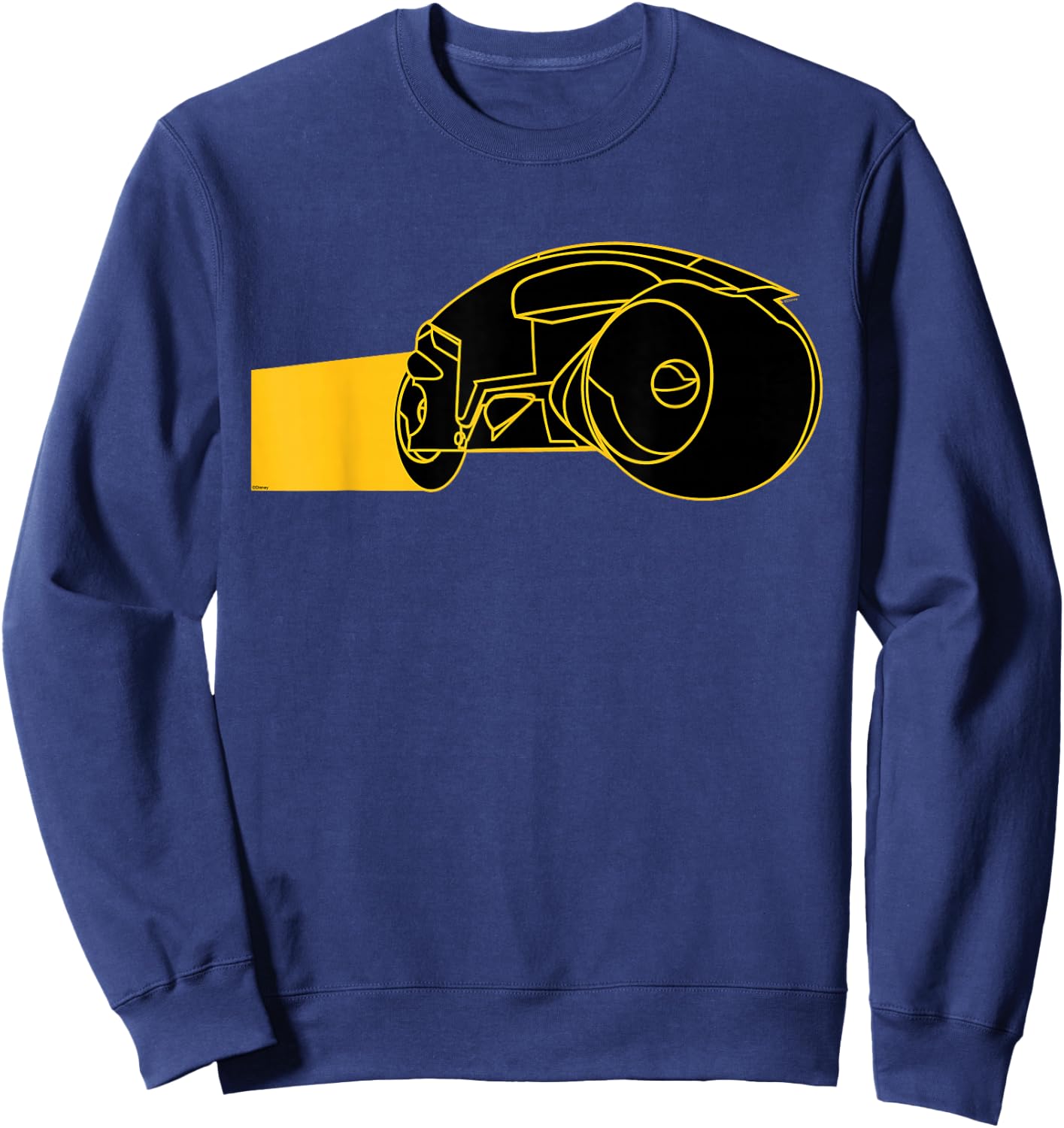 Disney TRON Original 1982 Movie Game Grid Light Cycle , black Sweatshirt - Sweatshirt | Navy