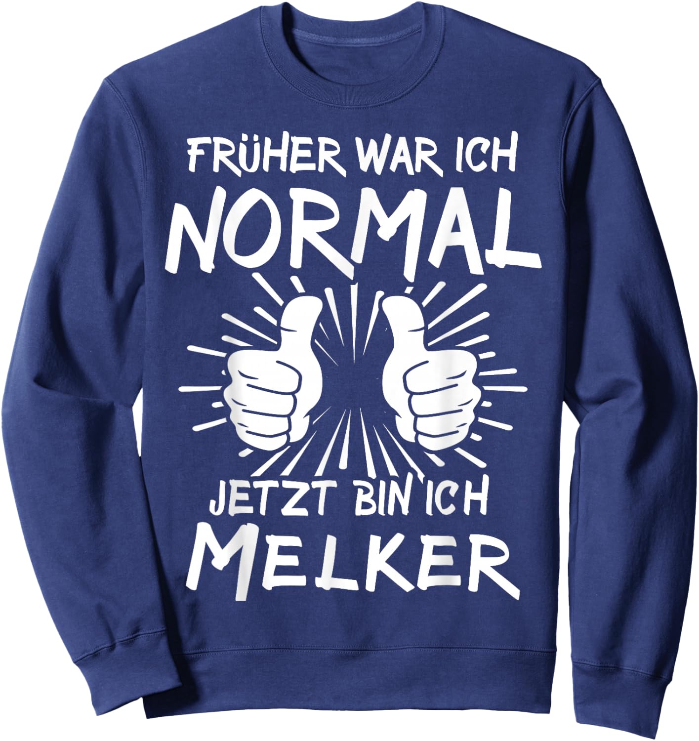 Melker , black Sweatshirt - Sweatshirt | Navy