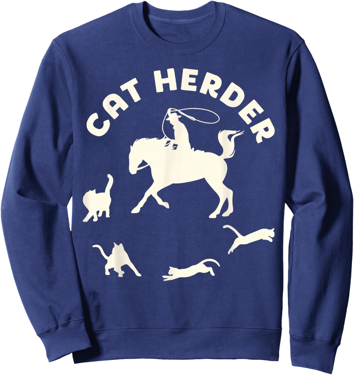 Cat Herder Sweatshirt - Sweatshirt | Navy