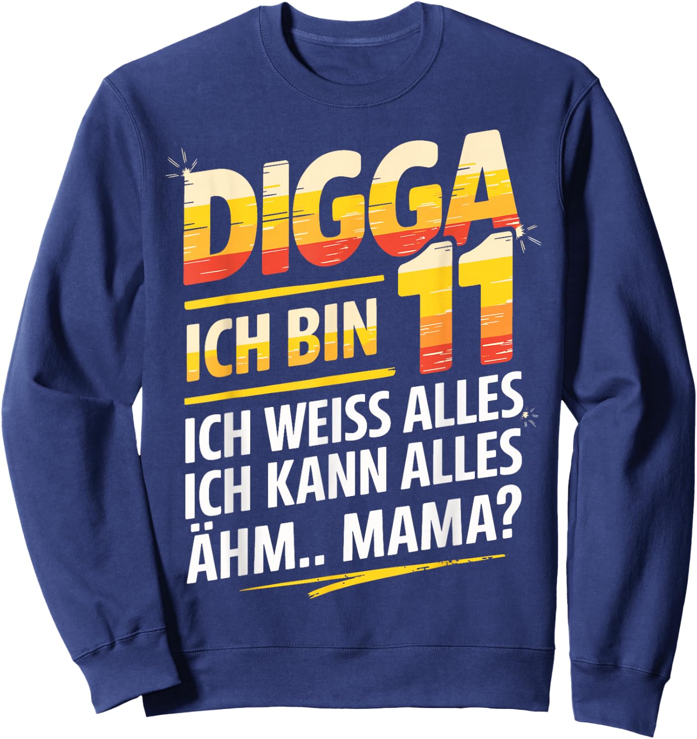 11th Birthday Boy Girl 11 Years 2015 Funny Gift Sweatshirt - Sweatshirt | Navy