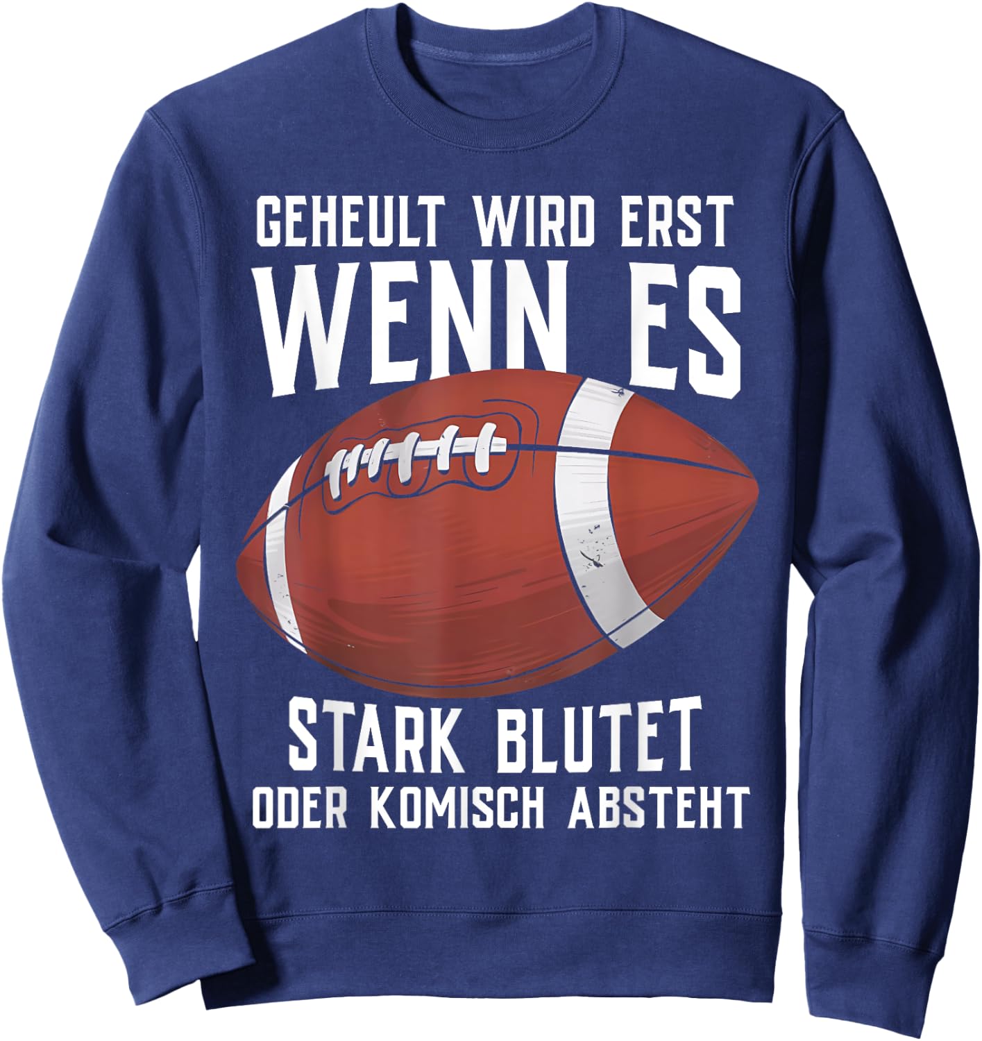 American Football Men's Children's Football Player , black Sweatshirt - Sweatshirt | Navy