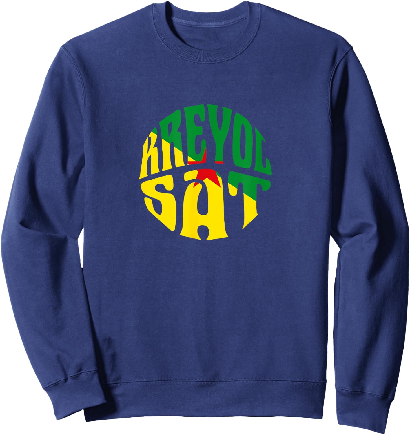 Guyana Flag XXL by KreyolSat Sweatshirt - Sweatshirt | Navy