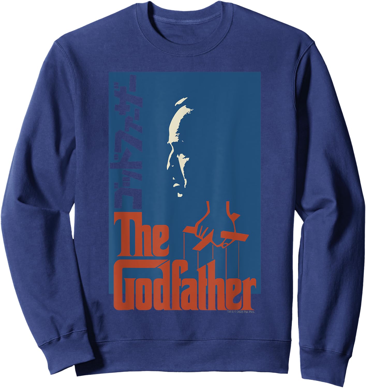 Official The Godfather - The Don's Shadow Sweatshirt - Sweatshirt | Navy