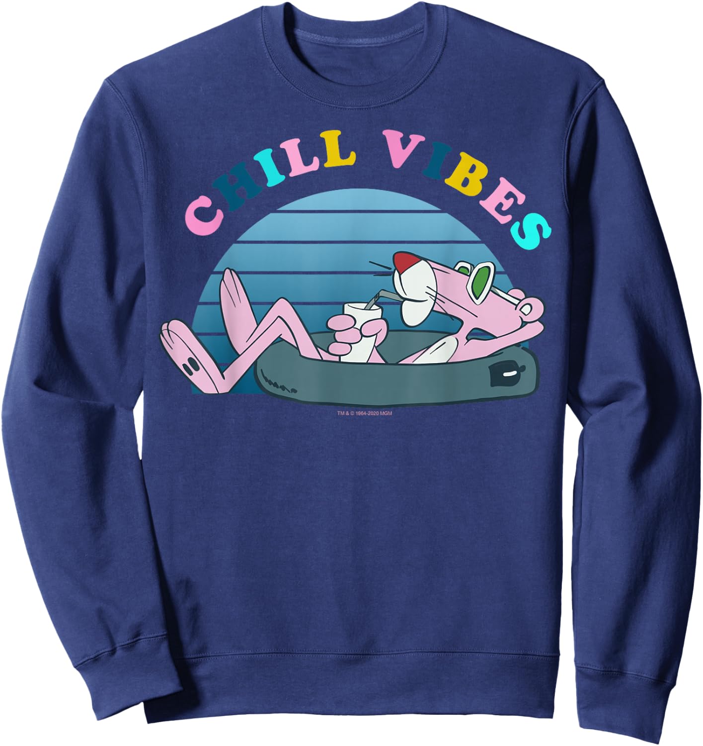 The Pink Panther Chill Vibes Sweatshirt - Sweatshirt | Navy