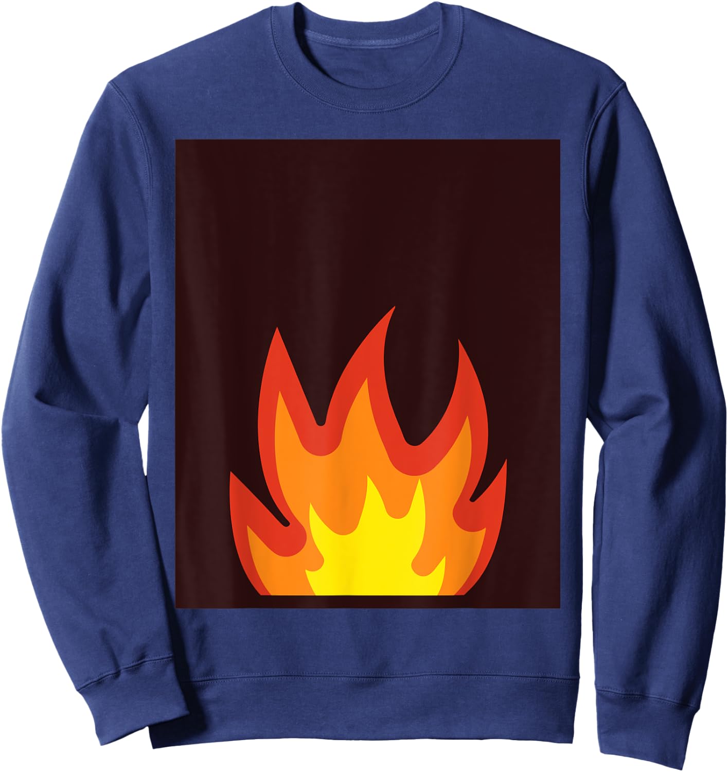 Funny DIY Brick Fireplace Ugly Christmas Costume Sweatshirt - Sweatshirt | Navy