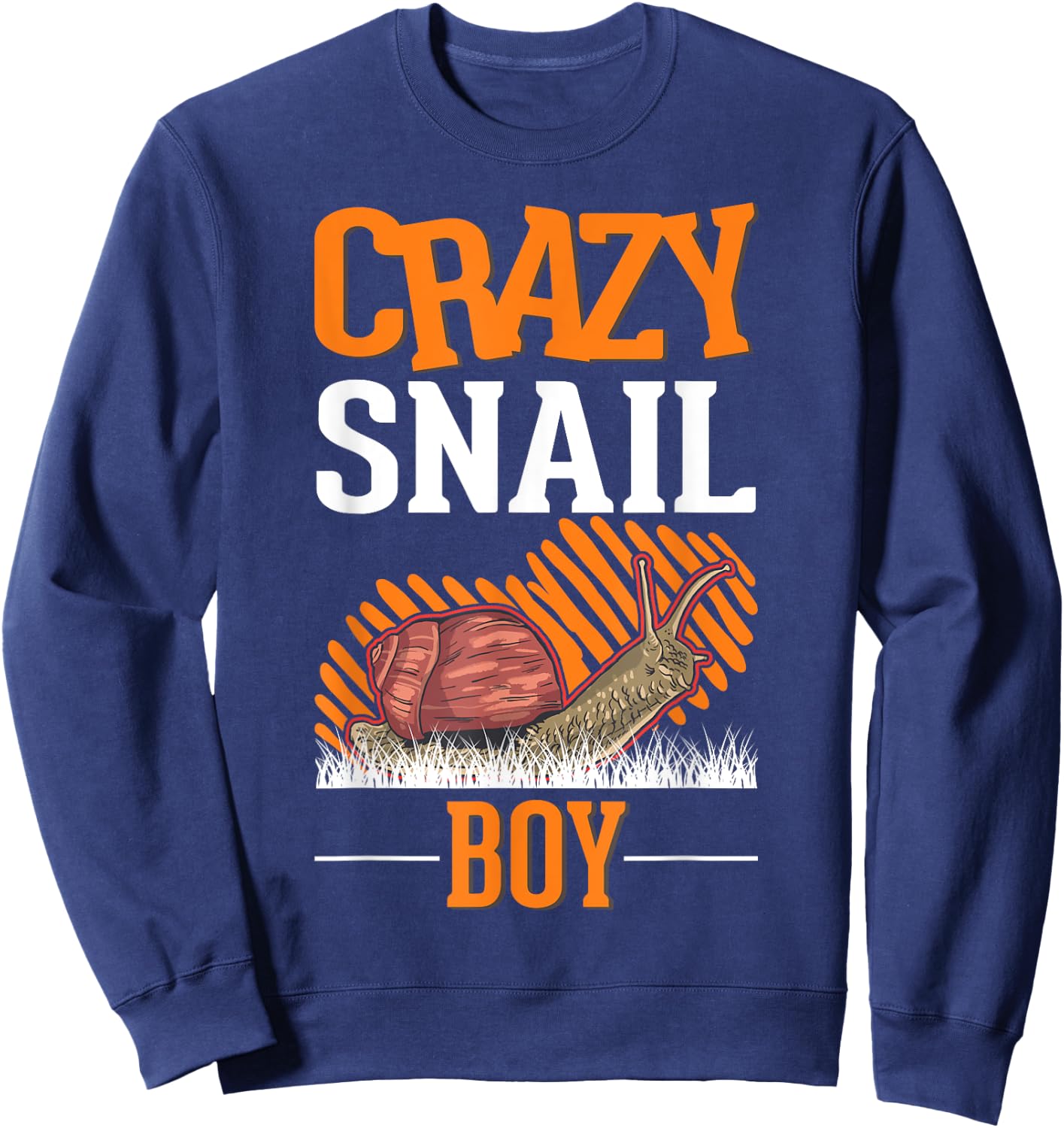 Crazy Snail Boy Sweatshirt - Sweatshirt | Navy