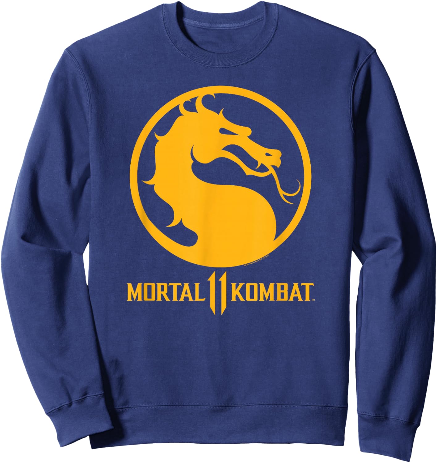 Mortal Kombat 11 Dragon Logo Sweatshirt - Sweatshirt | Navy