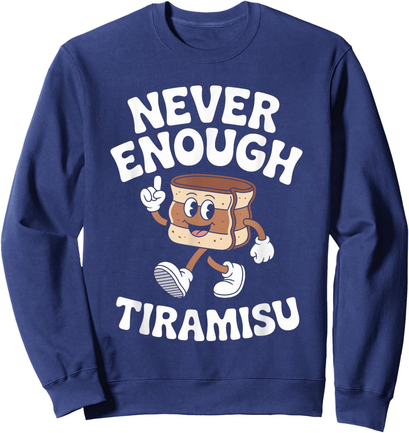 Funny Tiramisu Retro Sweatshirt - Sweatshirt | Navy