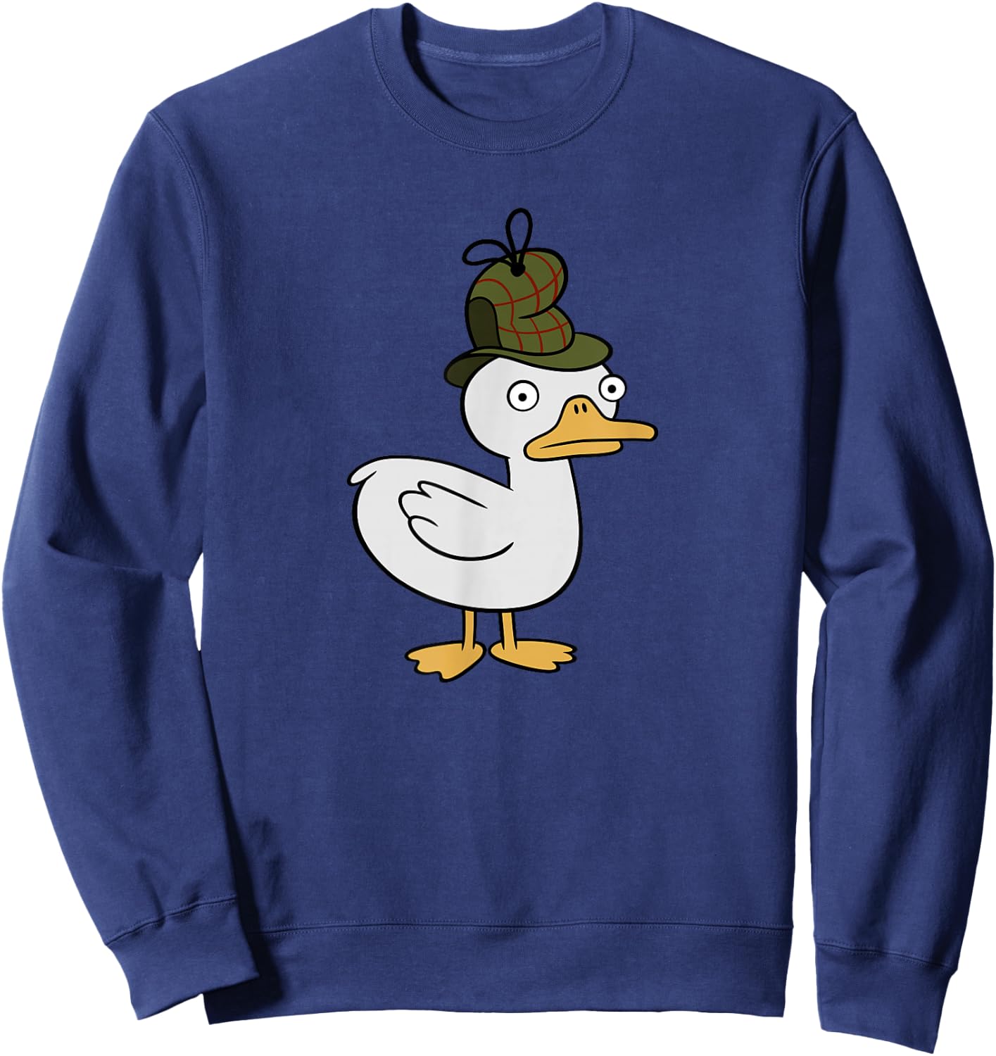 Disney Channel Gravity Falls Duck-Tective , Black, S Sweatshirt - Sweatshirt | Navy