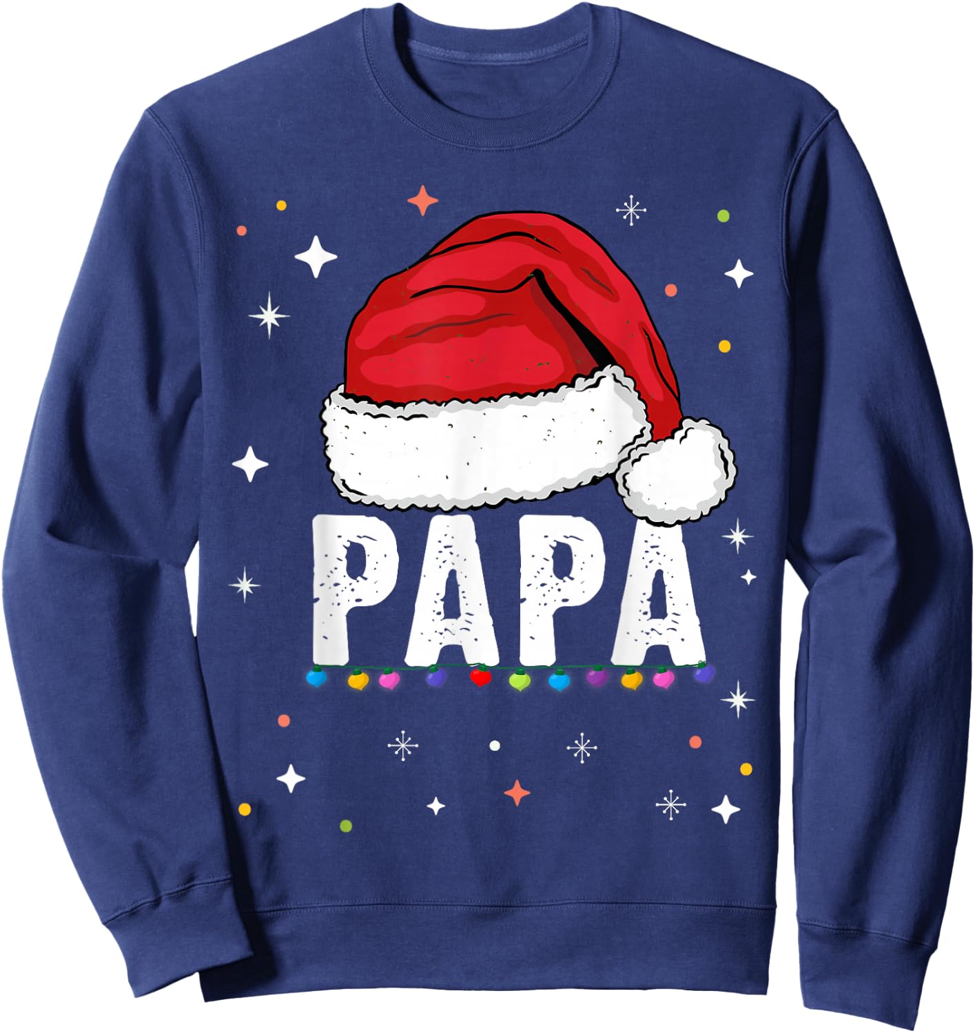 Dad T Shirt Family Matching Christmas Gift Father Christmas Gift , Black, S Sweatshirt - Sweatshirt | Navy