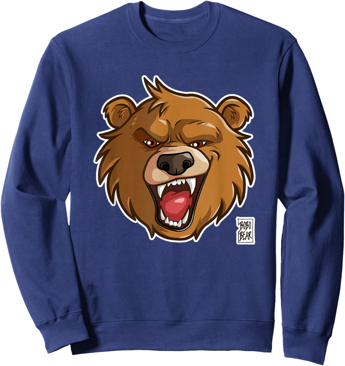 Bobo Loves Groaning , Black, S Sweatshirt - Sweatshirt | Navy