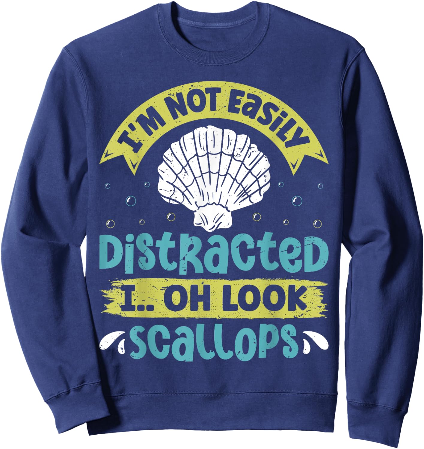 Scallop Hunting for Scalloping Sweatshirt - Sweatshirt | Navy