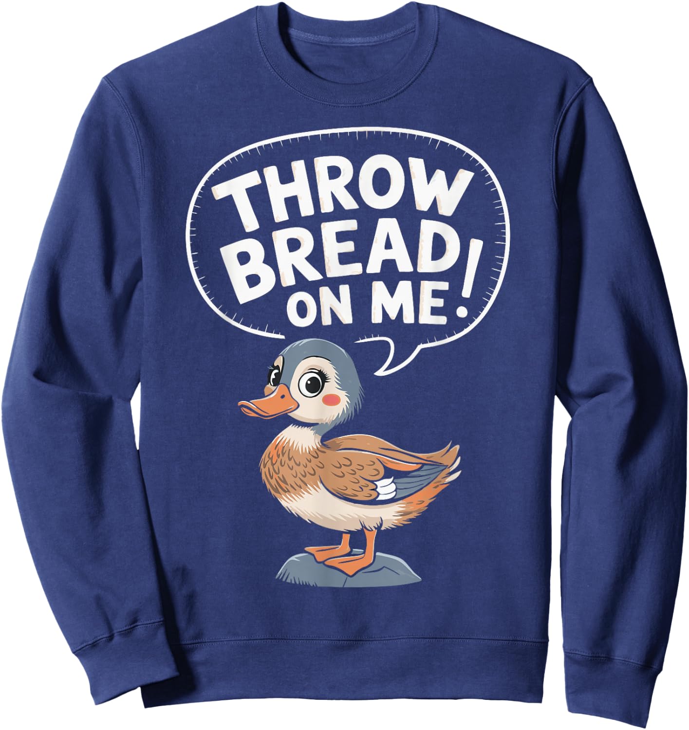 Throw Bread On Me Sweatshirt - Sweatshirt | Navy